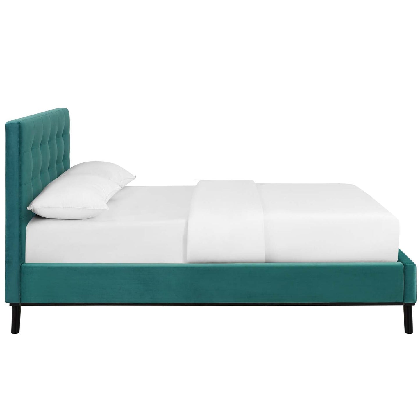 Modway McKenzie Queen Biscuit Tufted Performance Velvet Platform Bed - MOD-6006