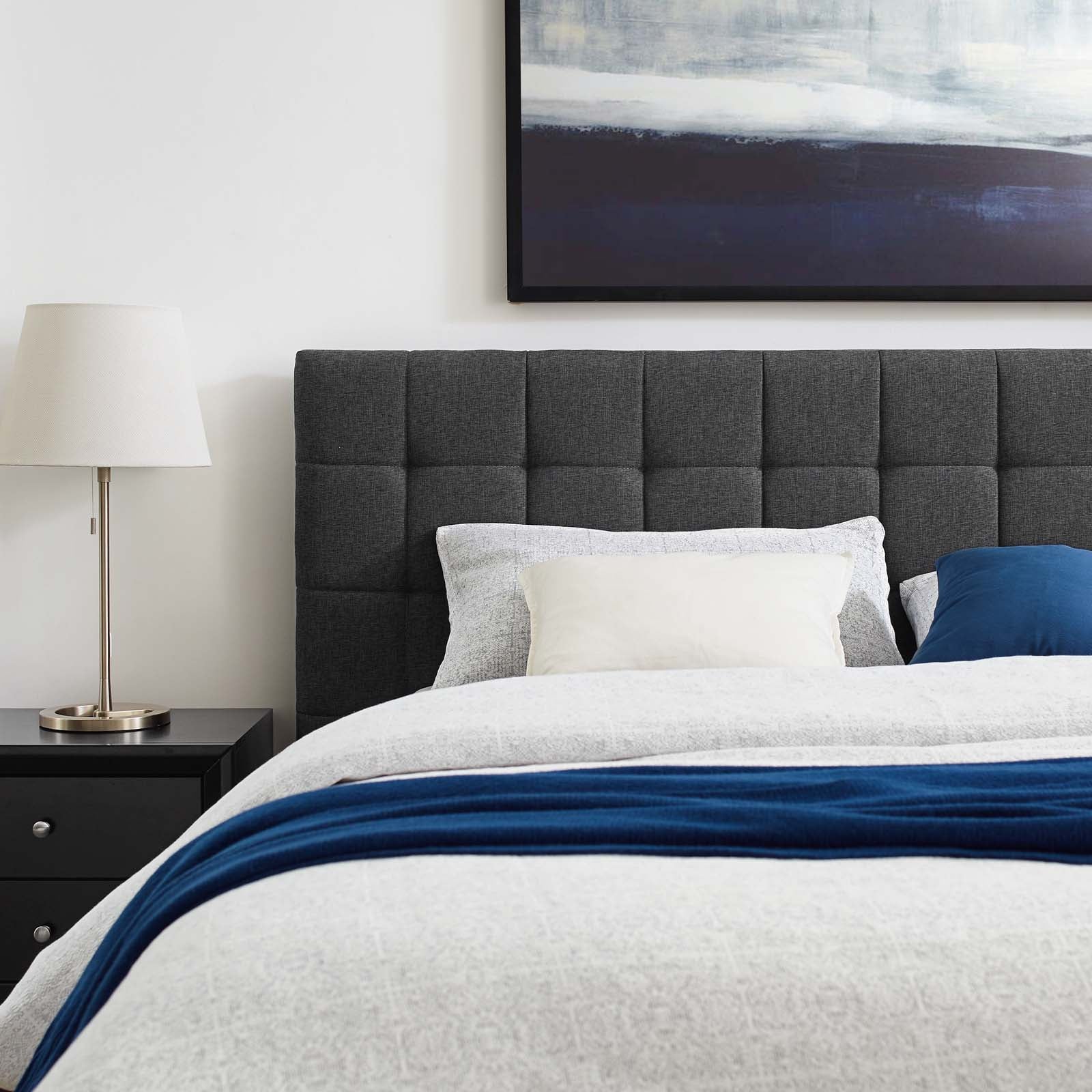 Modway Julia Queen Biscuit Tufted Upholstered Fabric Platform Bed | Beds | Modishstore-12