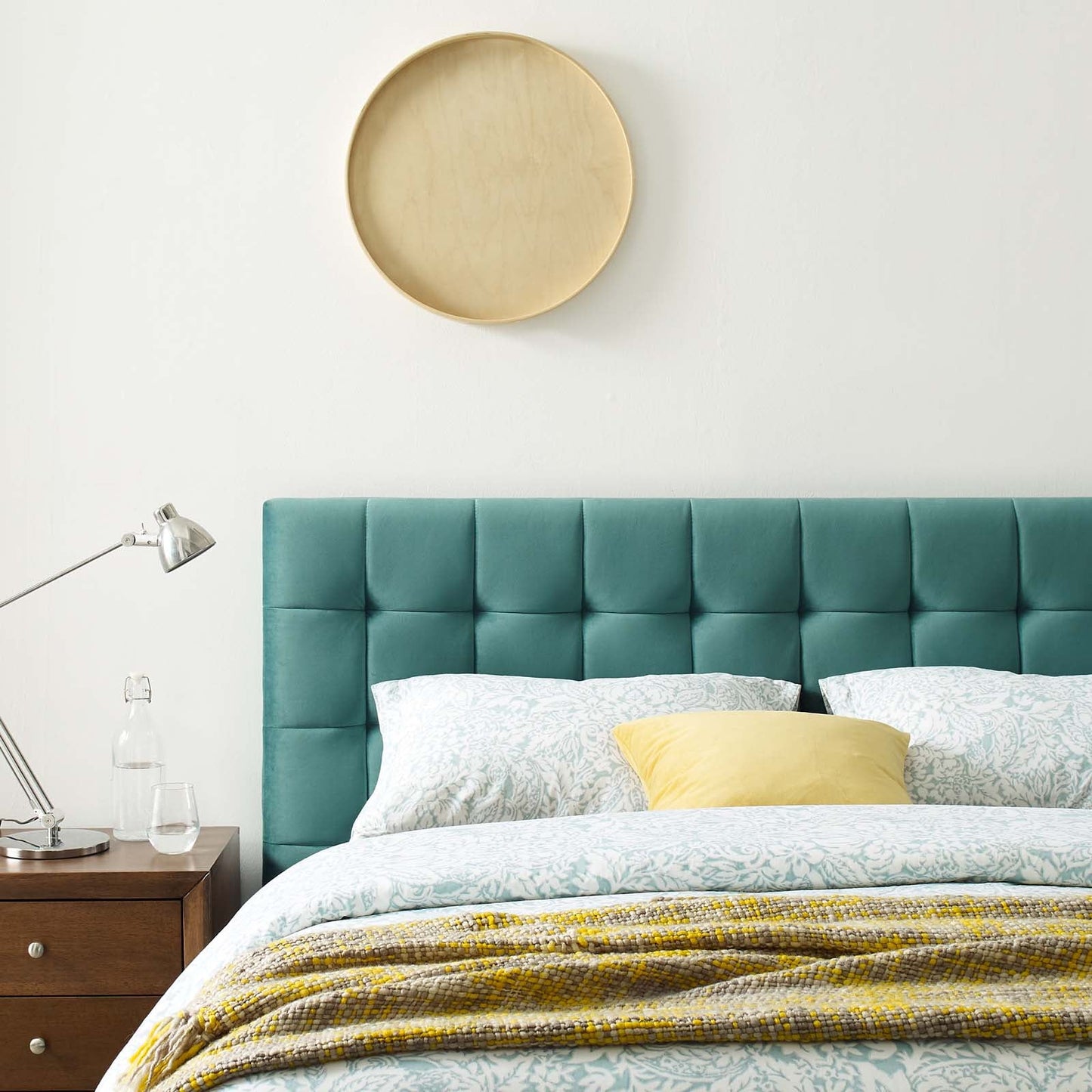 Modway Julia Queen Biscuit Tufted Performance Velvet Platform Bed | Beds | Modishstore-11