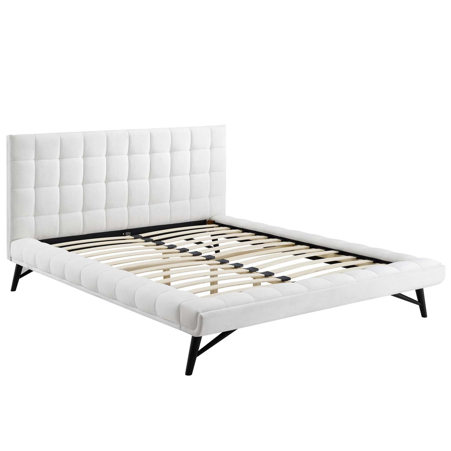 Modway Julia Queen Biscuit Tufted Performance Velvet Platform Bed | Beds | Modishstore-22