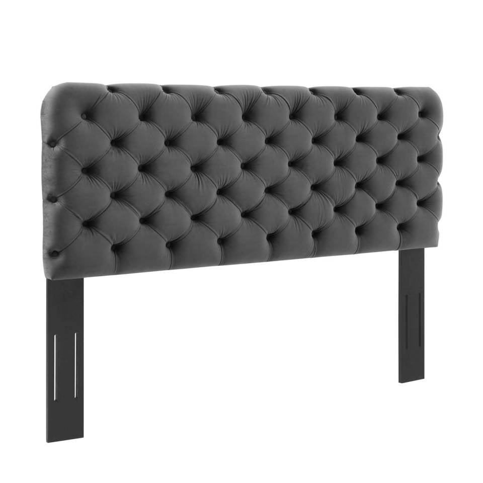 Modway Lizzy Tufted Full/Queen Performance Velvet Headboard | Headboards | Modishstore-2