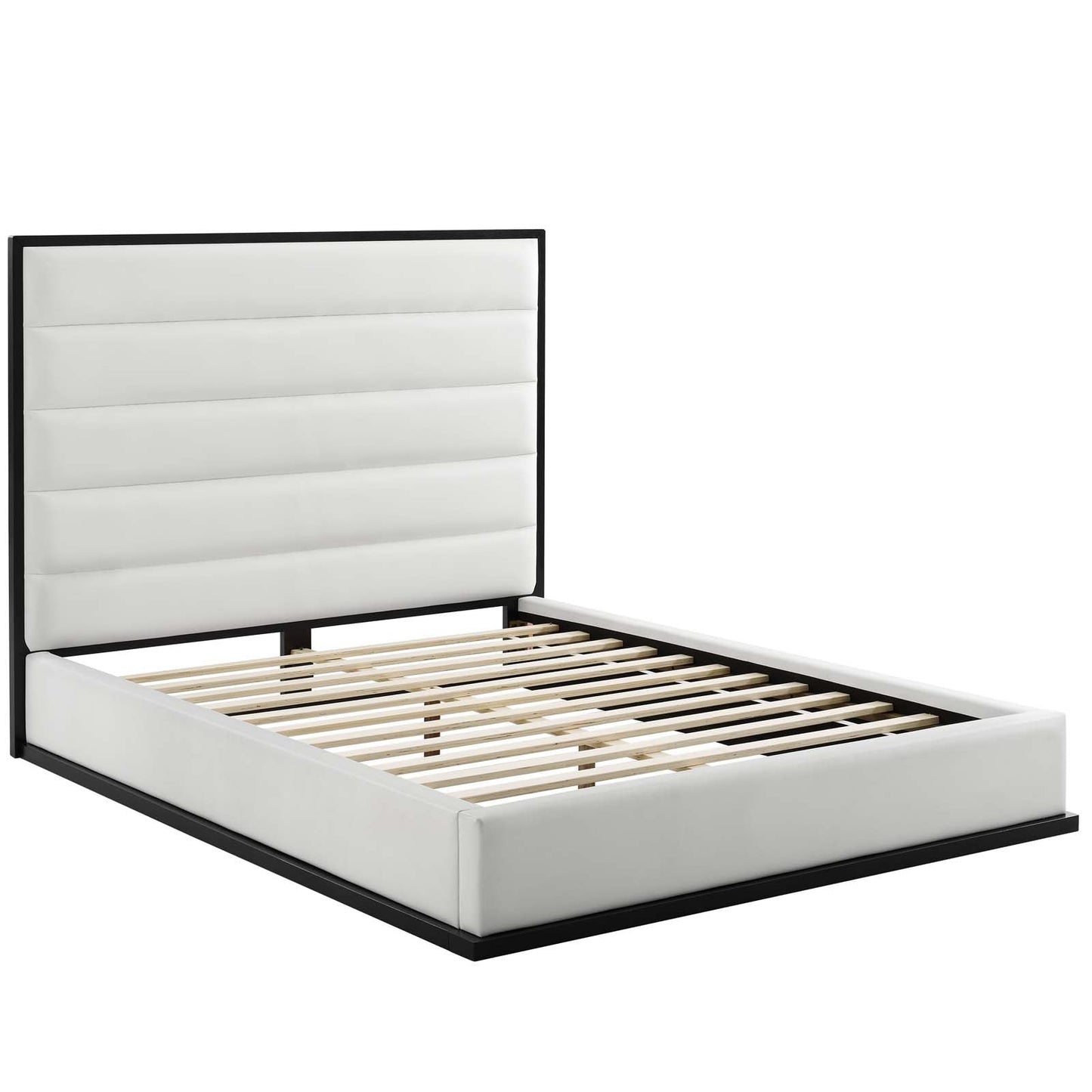Ashland Queen Faux Leather Platform Bed By Modway - MOD-6045 | Beds - 3