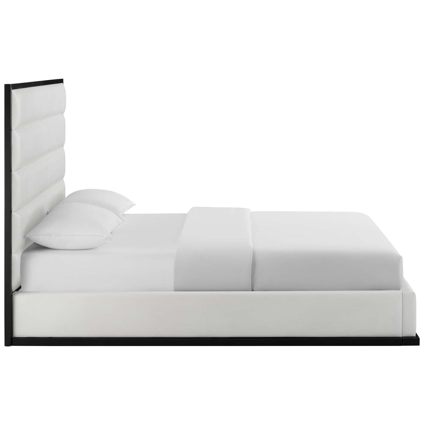 Ashland Queen Faux Leather Platform Bed By Modway - MOD-6045 | Beds - 4