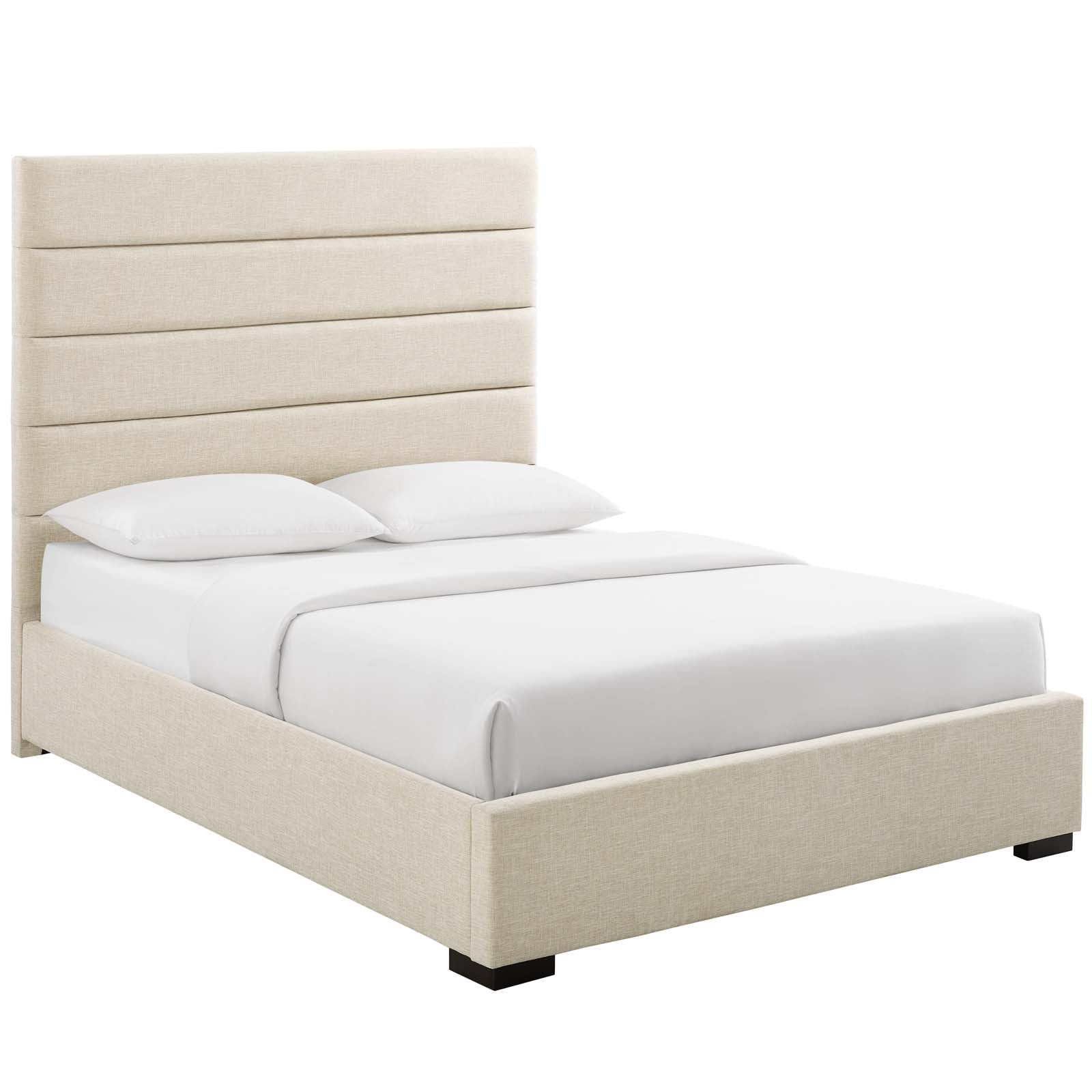 Modway Genevieve Queen Upholstered Fabric Platform Bed | Beds | 
