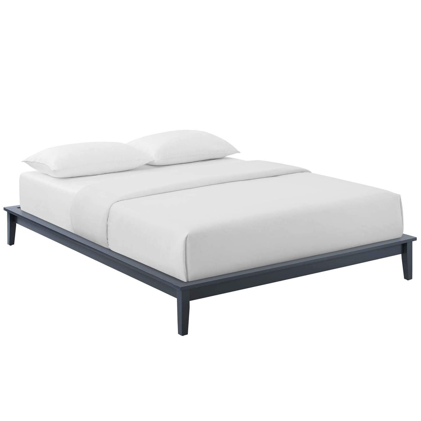 Modway Lodge King Wood Platform Bed Frame