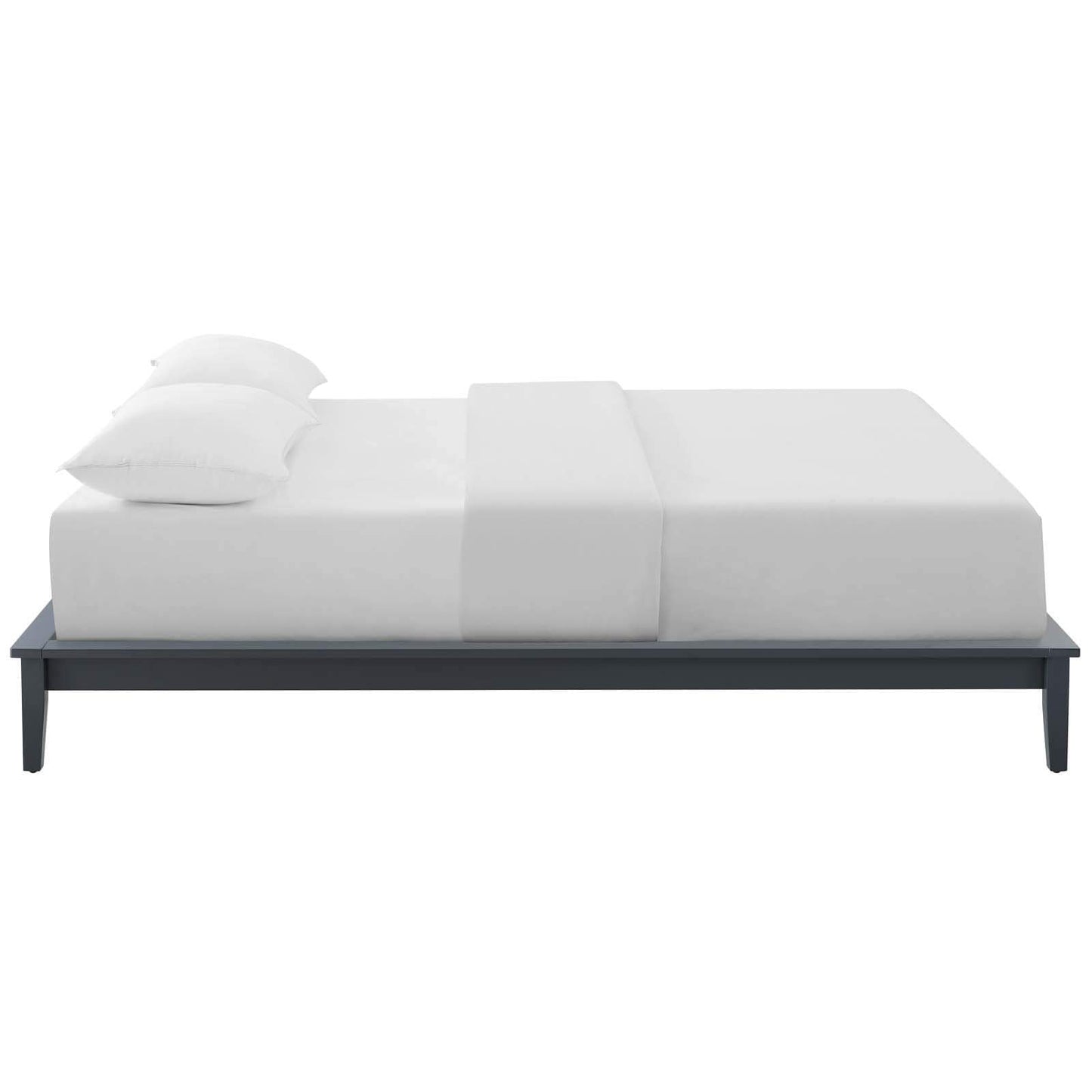 Modway Lodge King Wood Platform Bed Frame