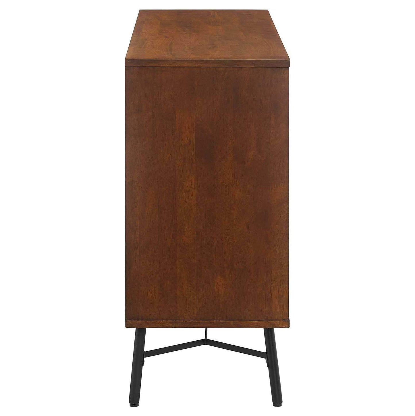 Modway Arwen Rustic Wood Dresser Walnut