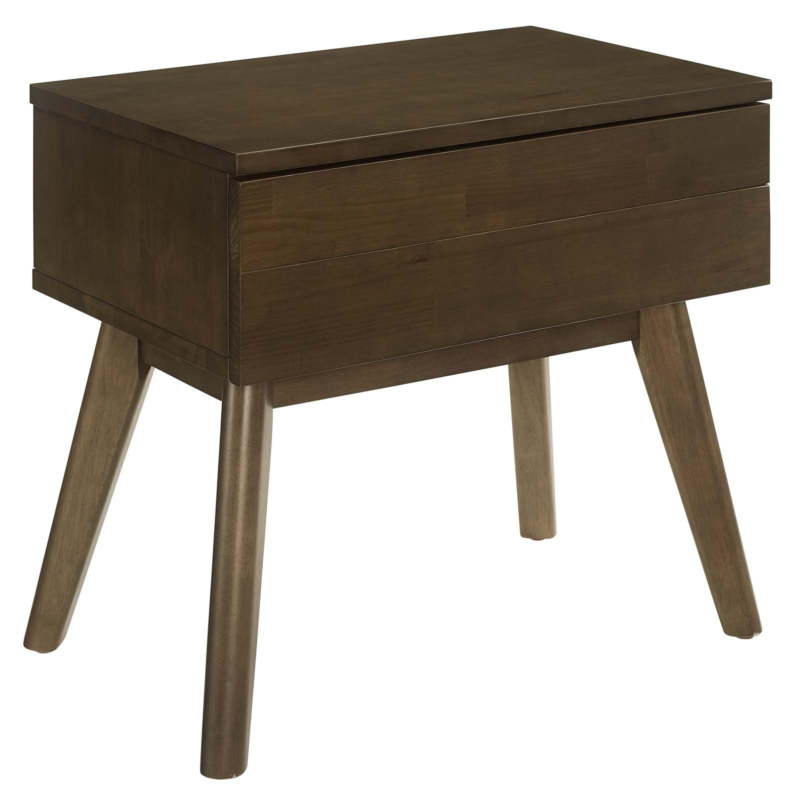 Modway Everly Wood Nightstand Walnut | Nightstands | 