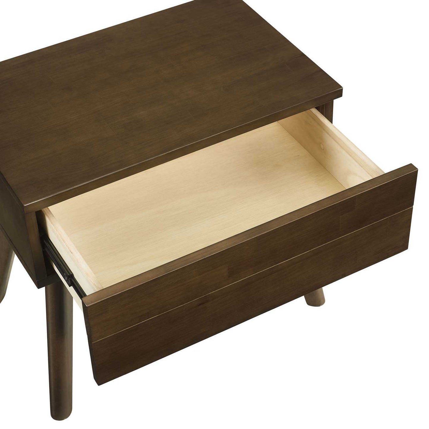 Modway Everly Wood Nightstand Walnut | Nightstands | 