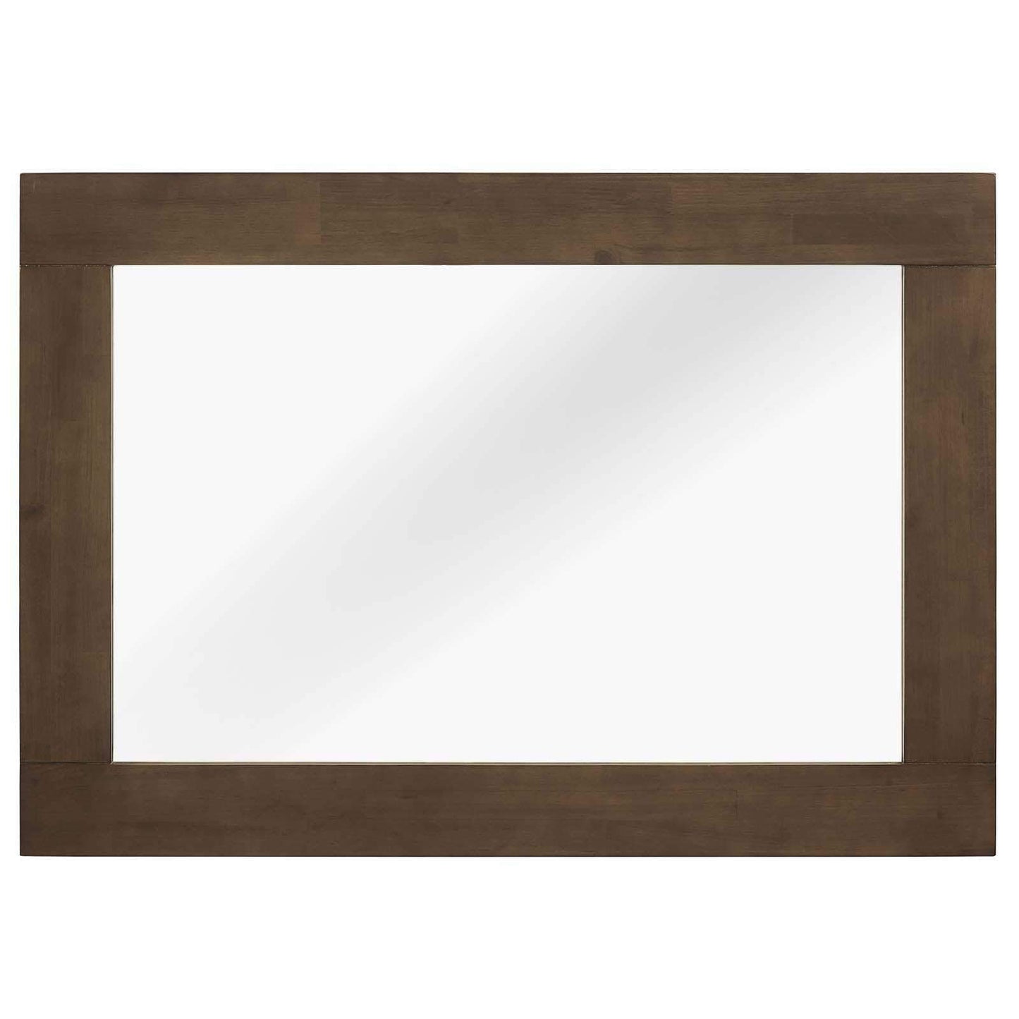 Modway Everly Wood Frame Mirror Walnut
