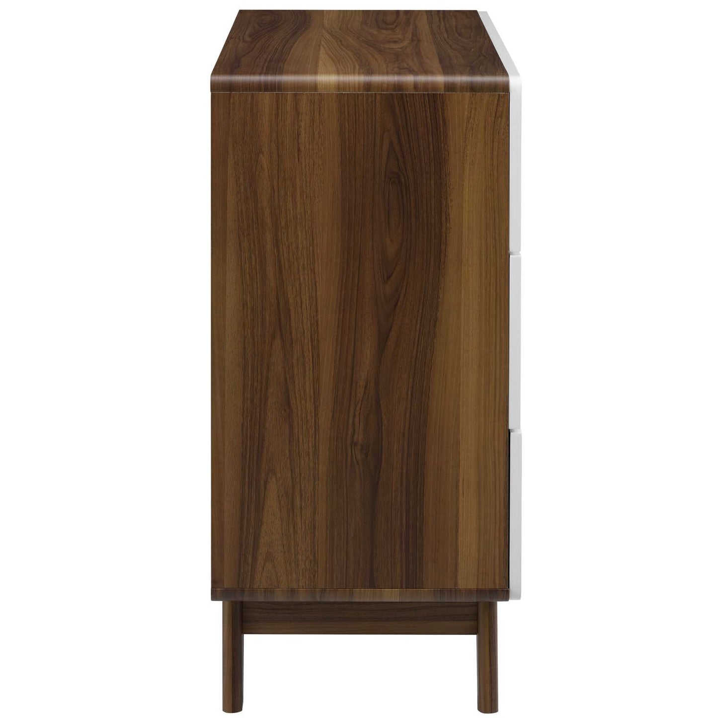 Modway Origin Three-Drawer Chest or Stand Natural Gray