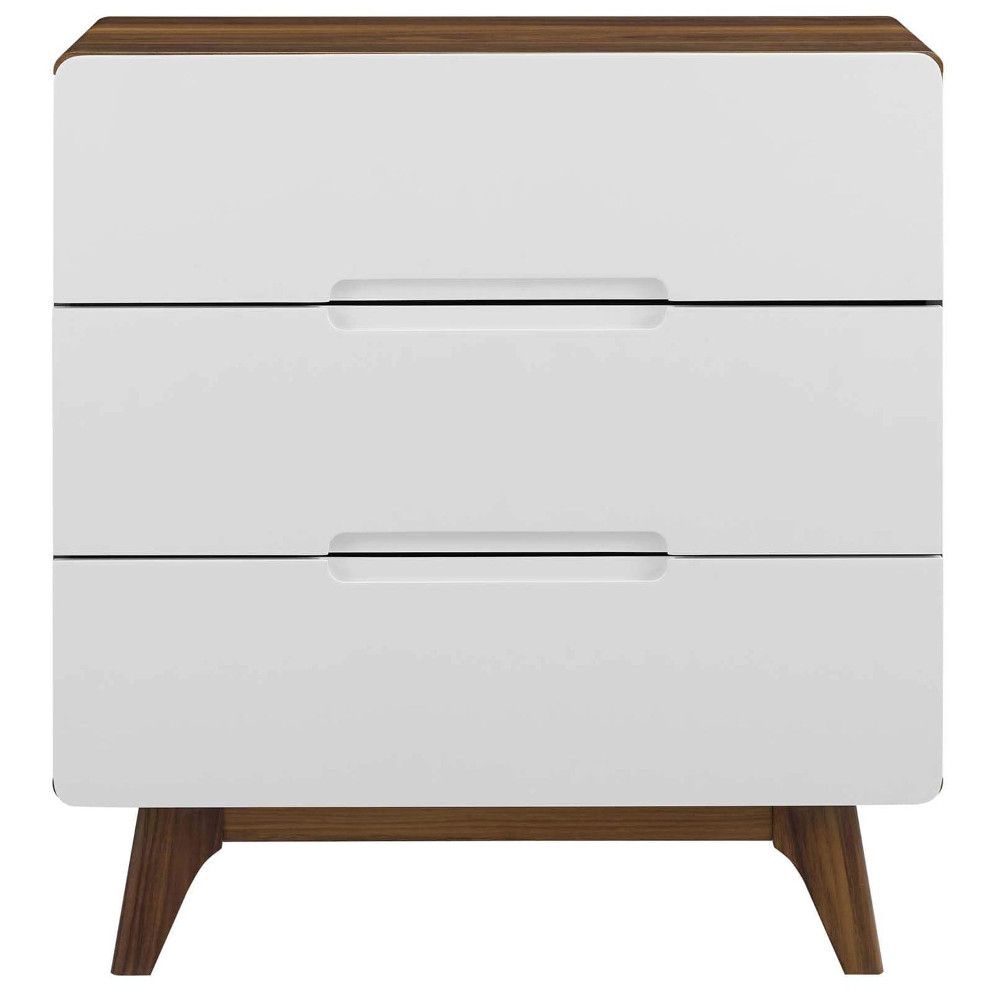 Modway Origin Three-Drawer Chest or Stand Natural Gray