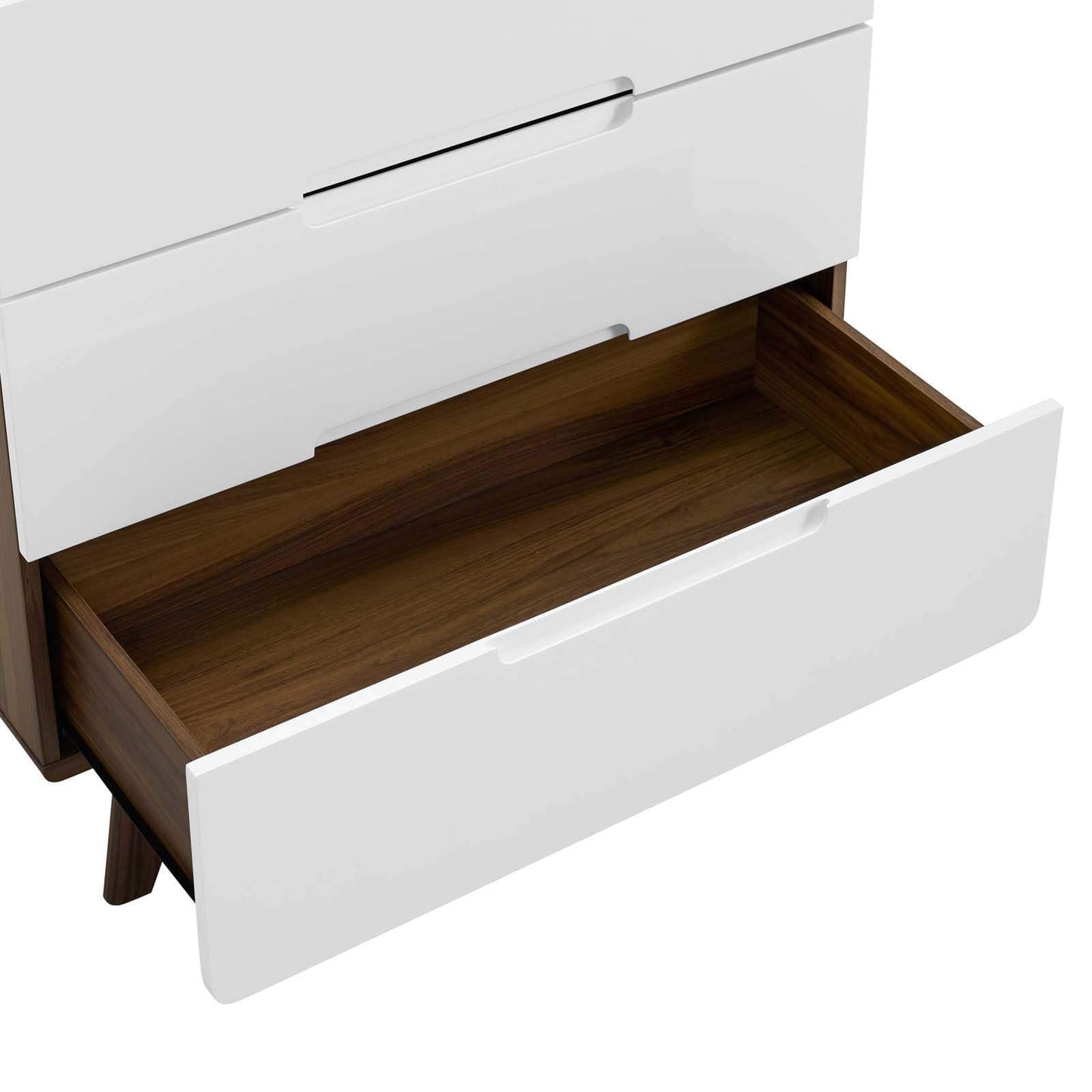 Modway Origin Three-Drawer Chest or Stand Natural Gray