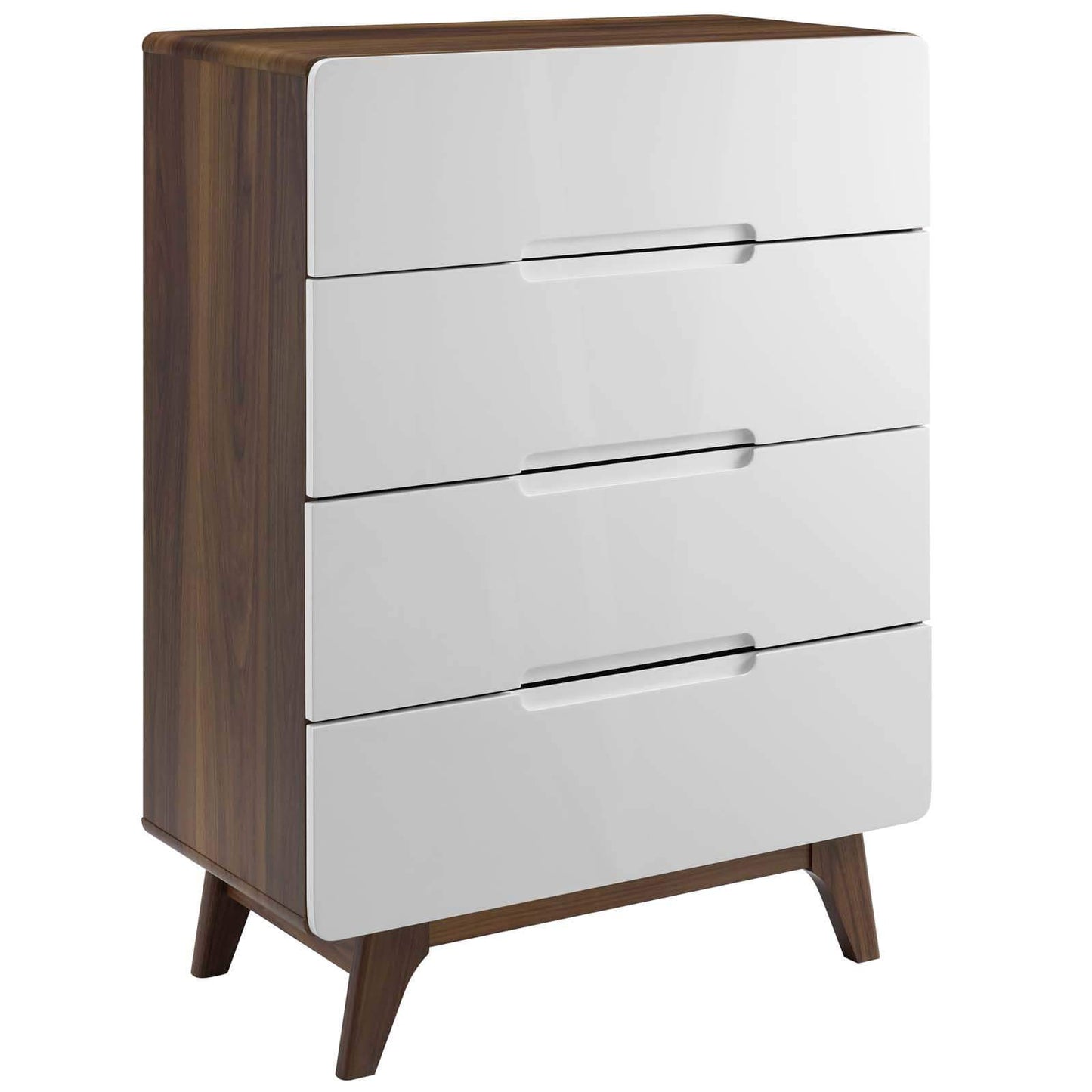 Modway Origin Four-Drawer Chest or Stand Natural Gray