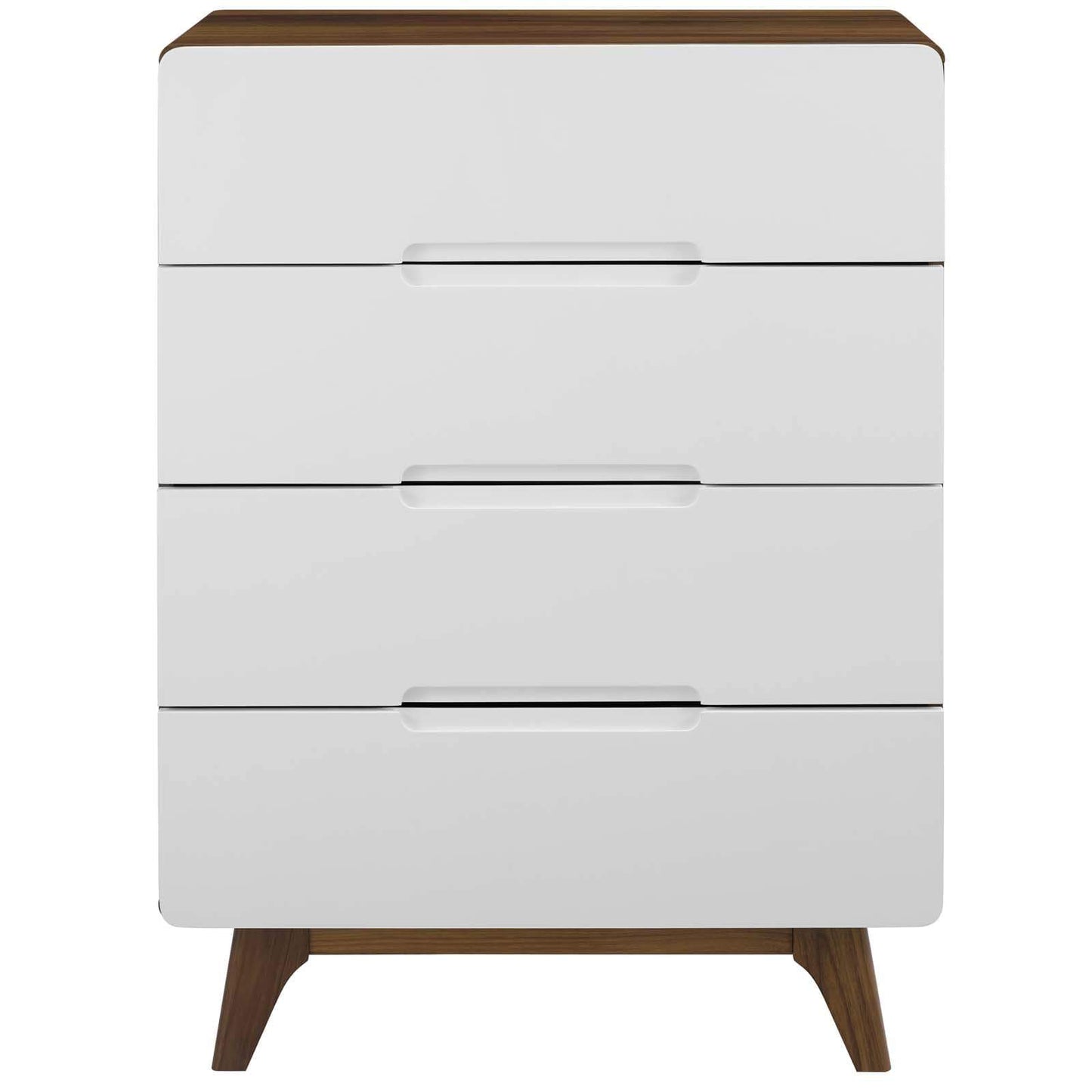 Modway Origin Four-Drawer Chest or Stand Natural Gray