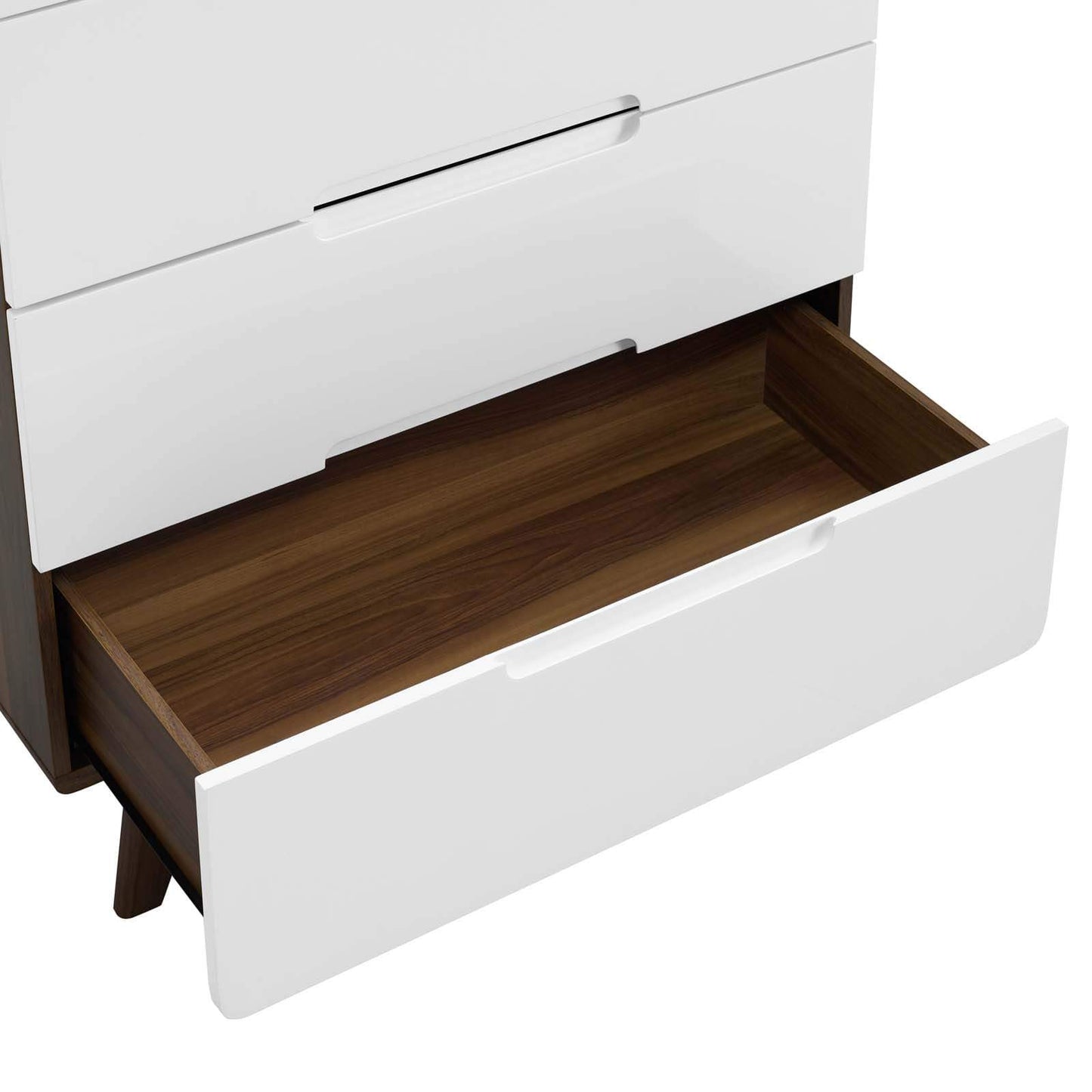 Modway Origin Four-Drawer Chest or Stand Natural Gray