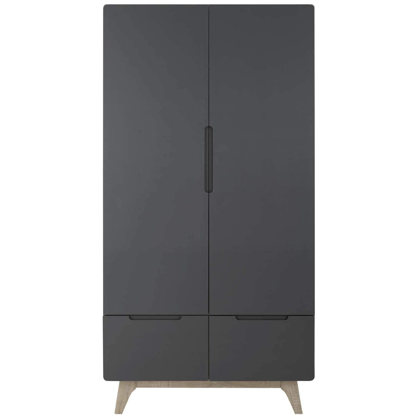Modway Origin Wood Wardrobe Cabinet Natural Gray