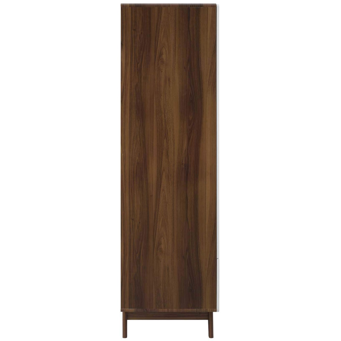 Modway Origin Wood Wardrobe Cabinet Natural Gray