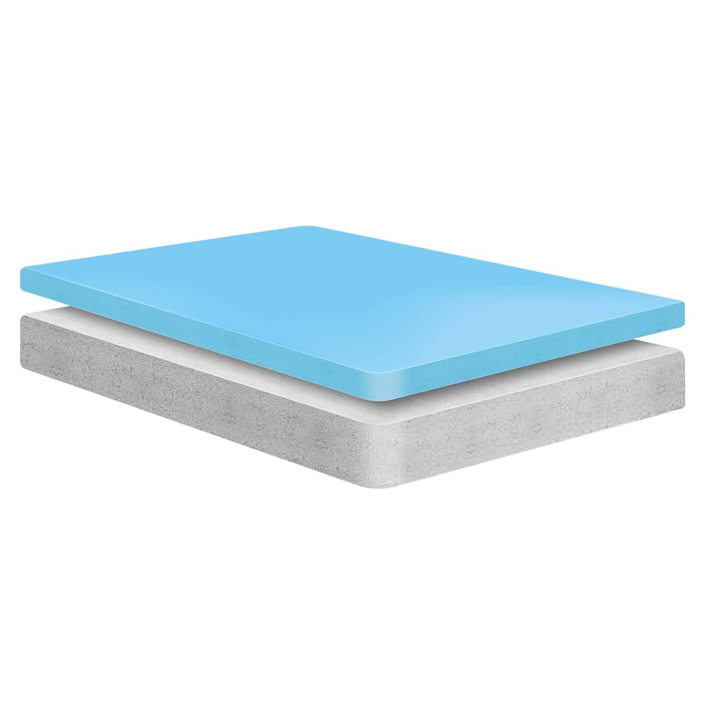 Modway Aveline 10" California King Gel Memory Foam Mattress White