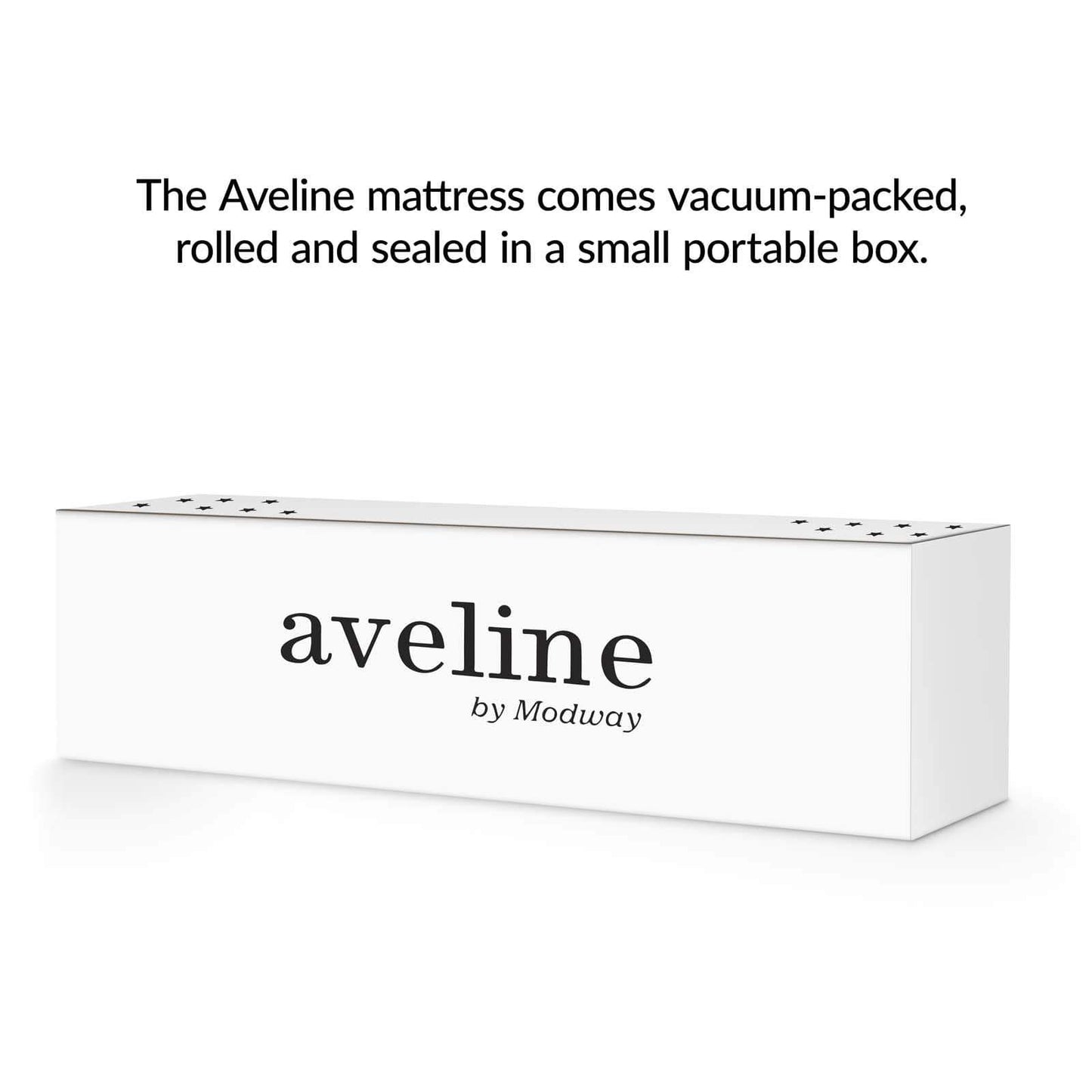 Modway Aveline 10" California King Gel Memory Foam Mattress White