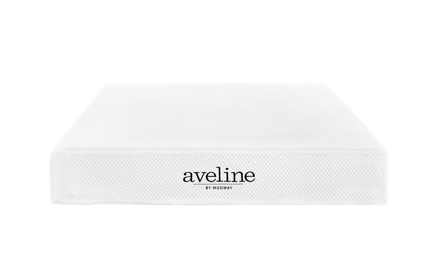 Modway Aveline 10" California King Gel Memory Foam Mattress White