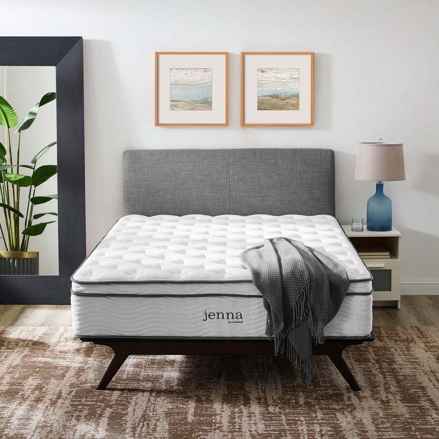 Modway Jenna 14" King Innerspring Mattress | Mattresses | 