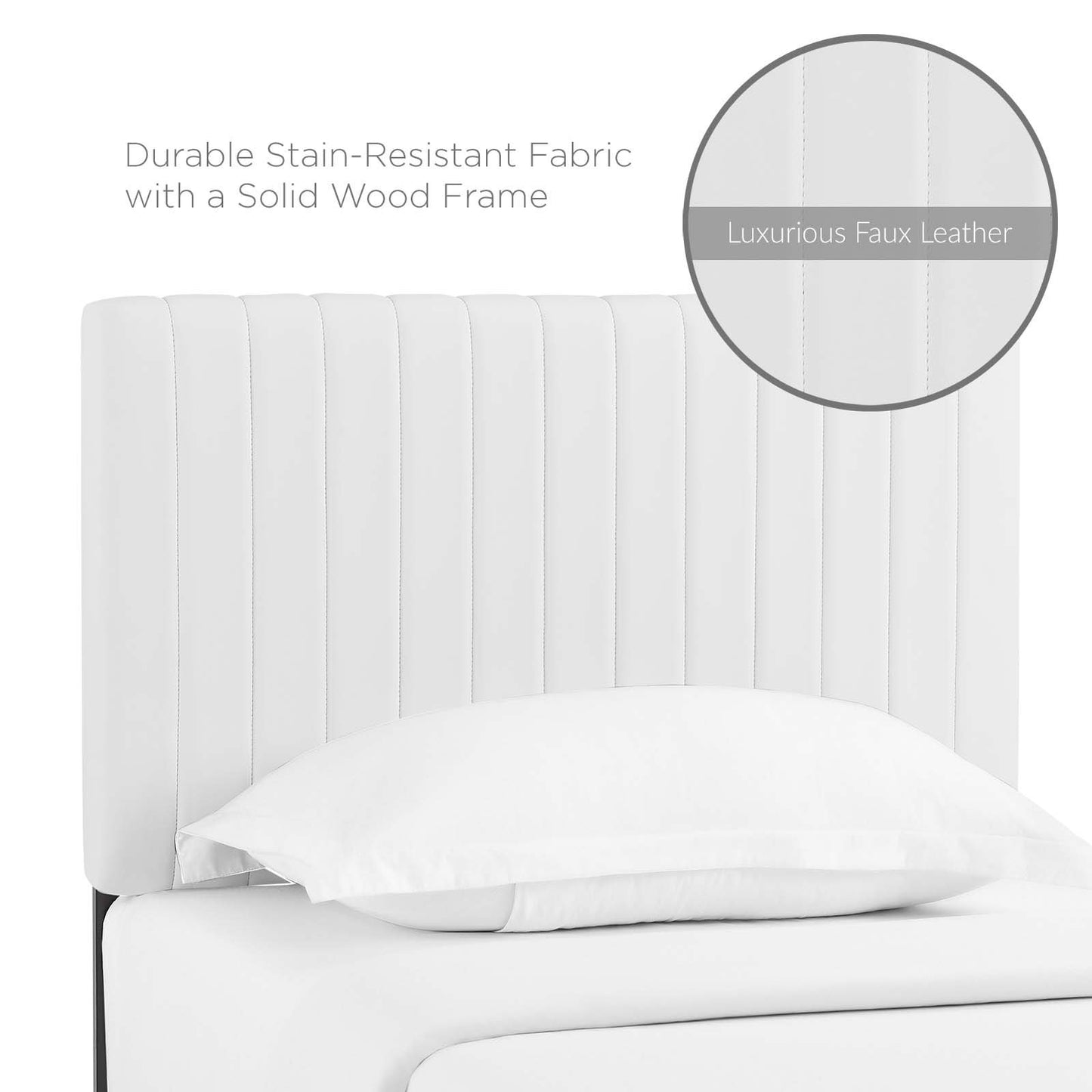Modway Keira Twin Faux Leather Headboard
