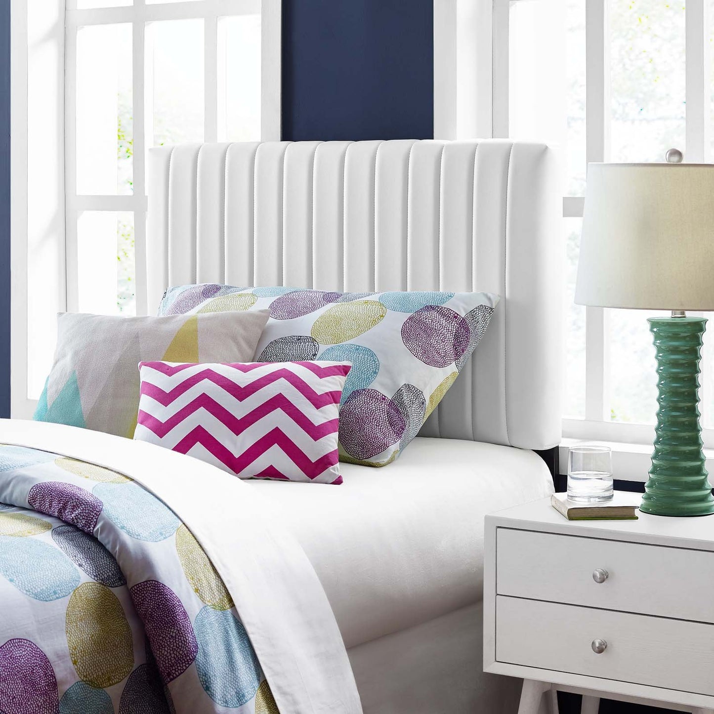 Modway Keira Twin Faux Leather Headboard