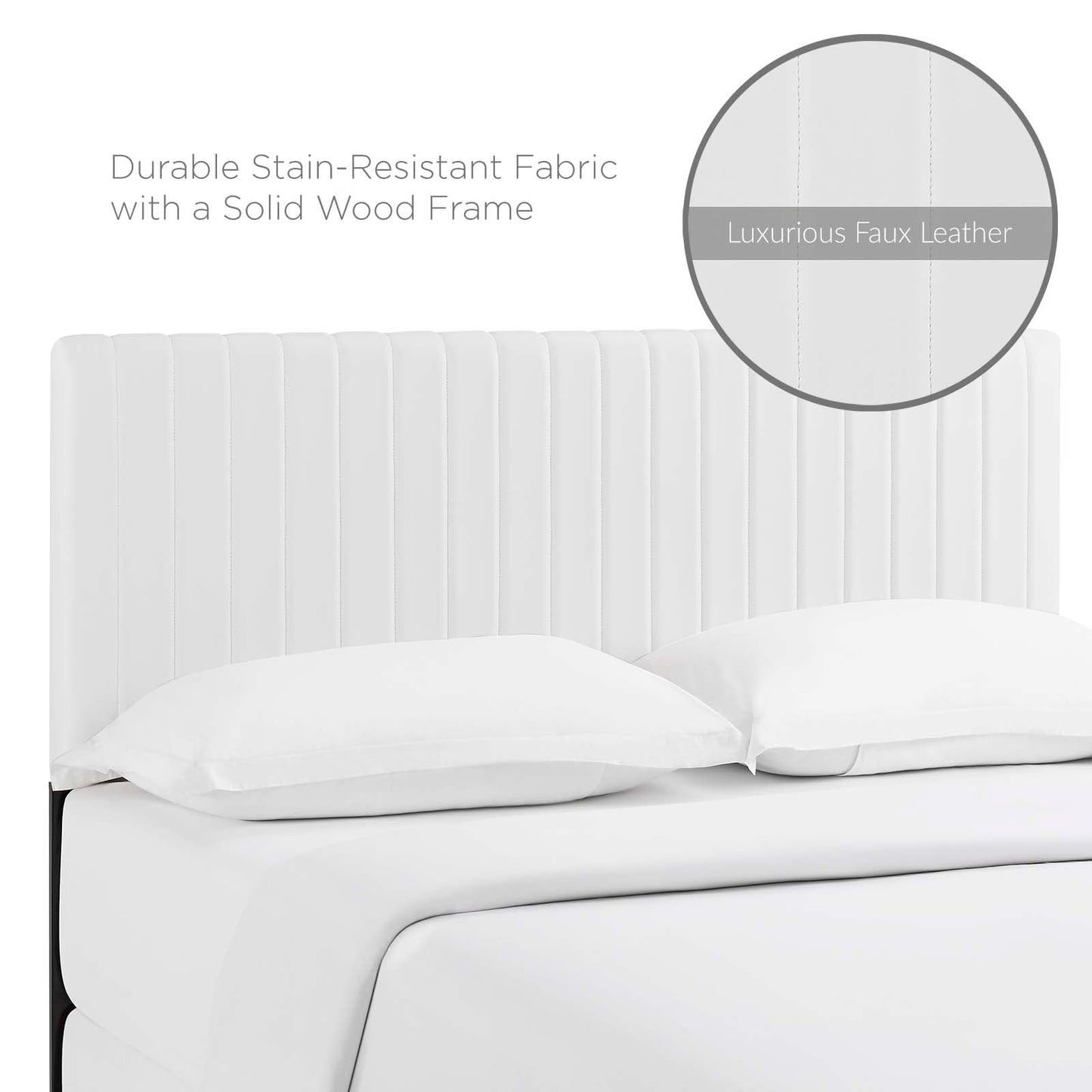 Modway Keira Full/Queen Faux Leather Headboard | Headboards | Modishstore-5