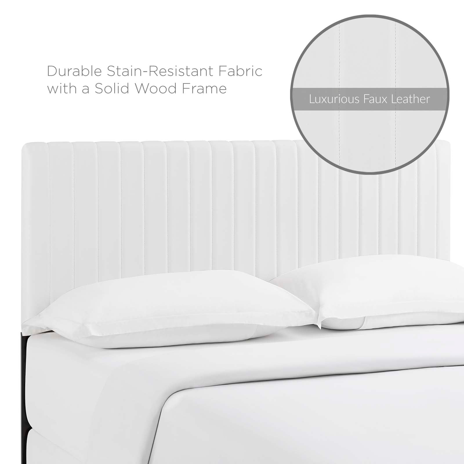 Modway Keira Full/Queen Faux Leather Headboard | Headboards | Modishstore-5