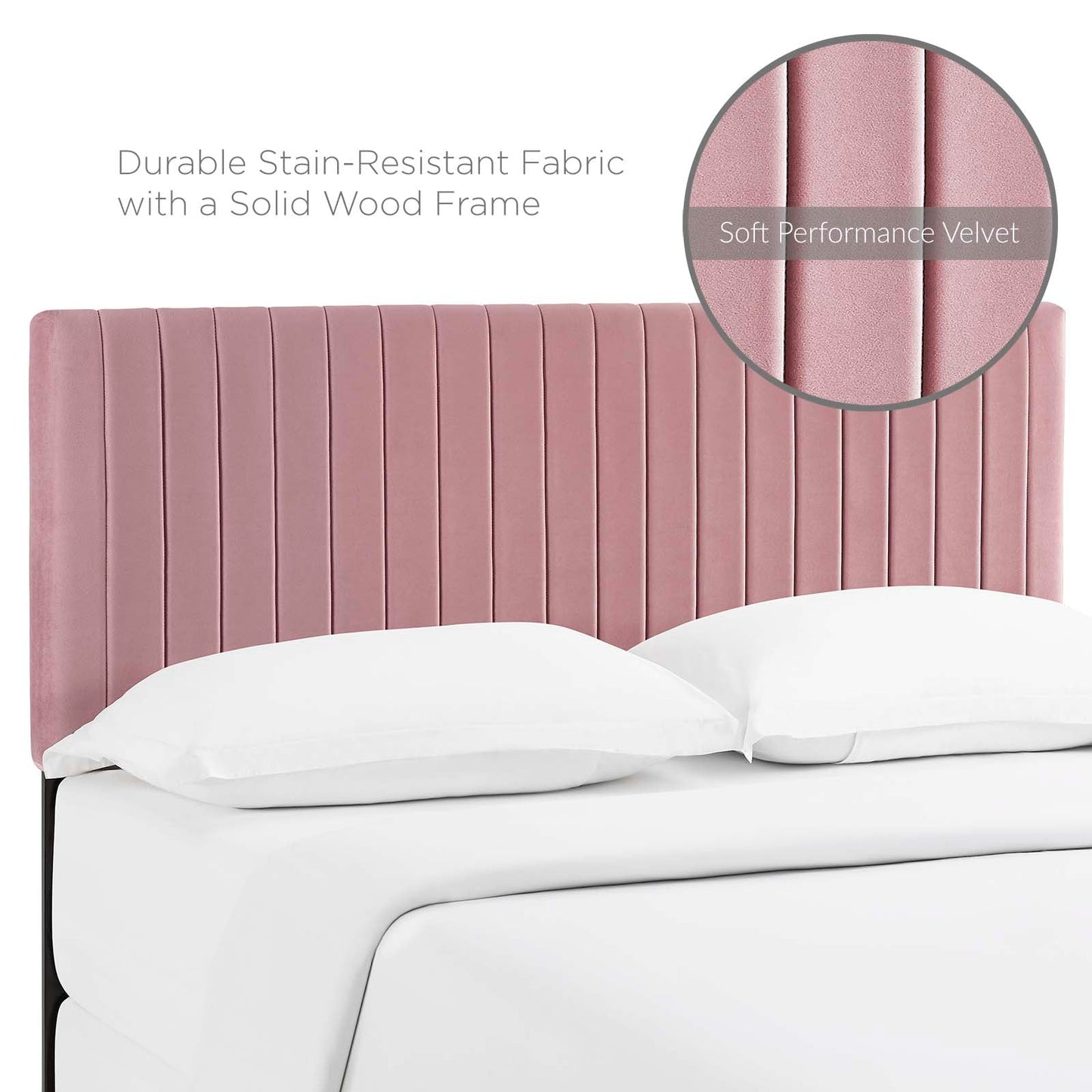 Modway Keira King/California King Performance Velvet Headboard | Headboards | Modishstore-5