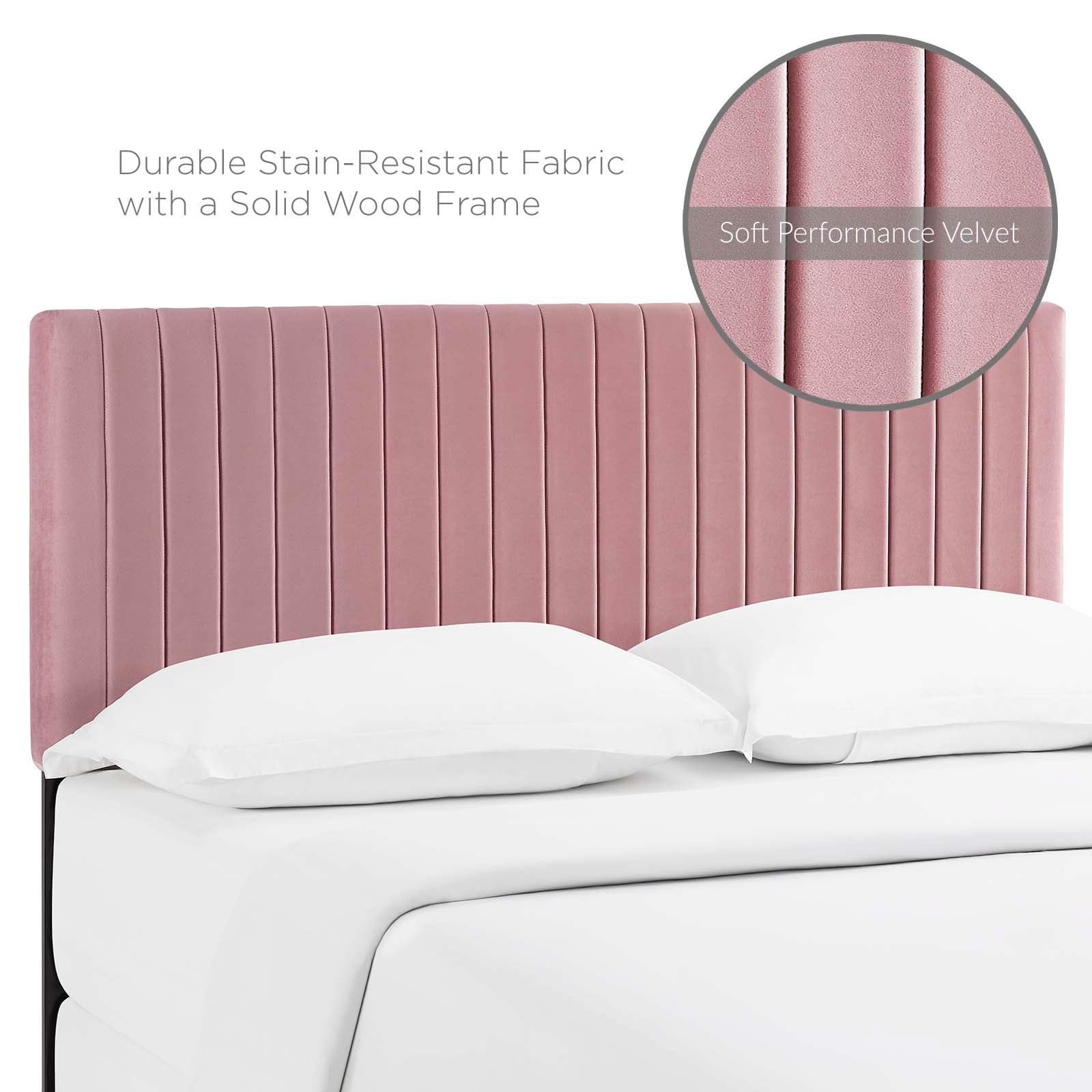 Modway Keira King/California King Performance Velvet Headboard | Headboards | Modishstore-5