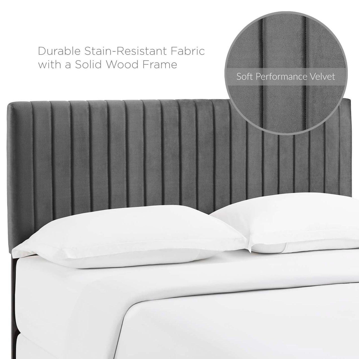 Modway Keira King/California King Performance Velvet Headboard | Headboards | Modishstore-12