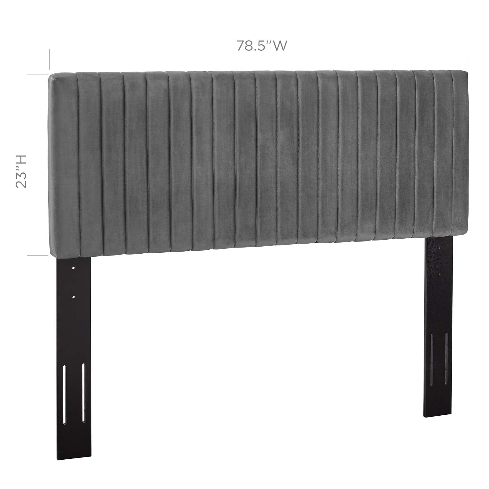 Modway Keira King/California King Performance Velvet Headboard | Headboards | Modishstore-14