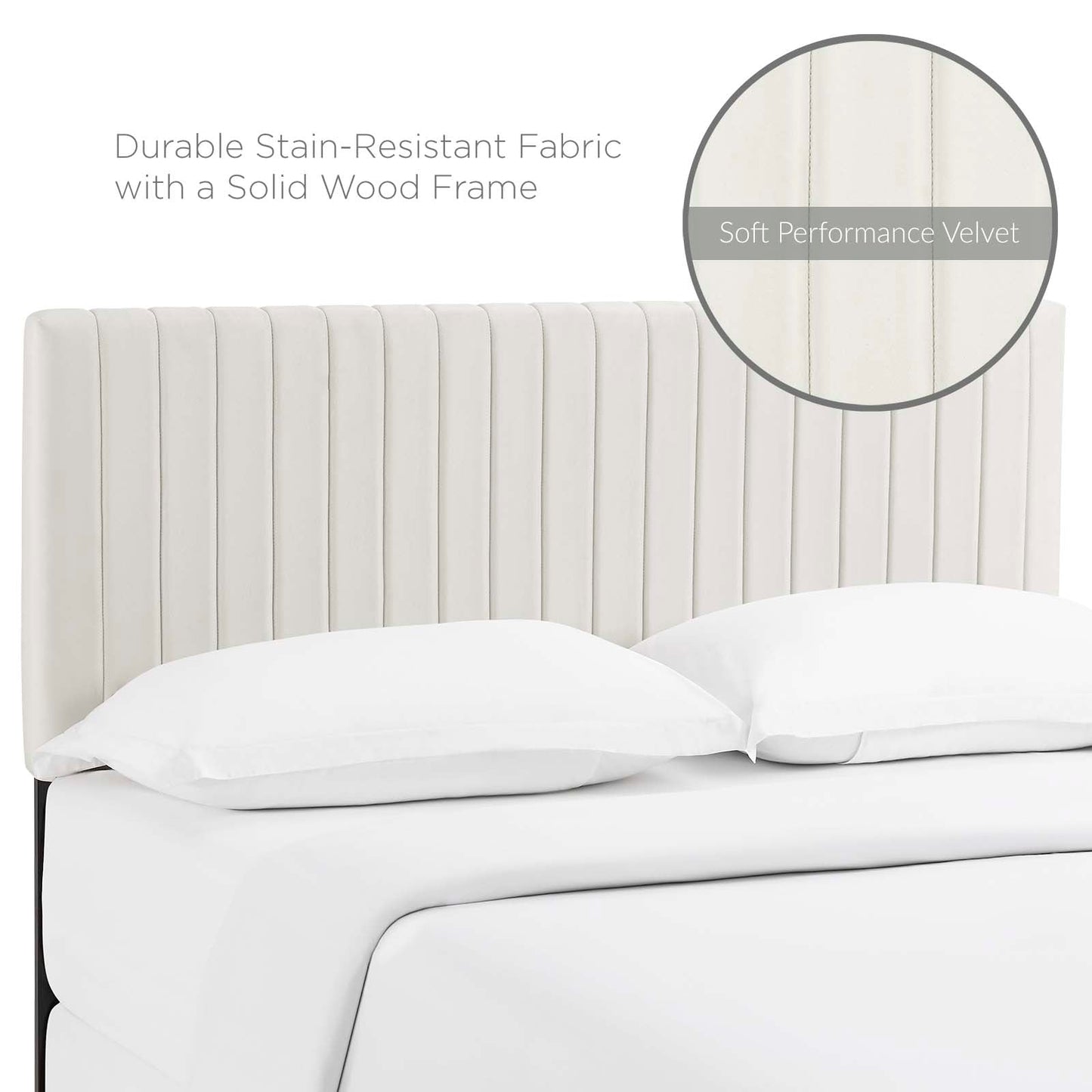 Modway Keira King/California King Performance Velvet Headboard | Headboards | Modishstore-20