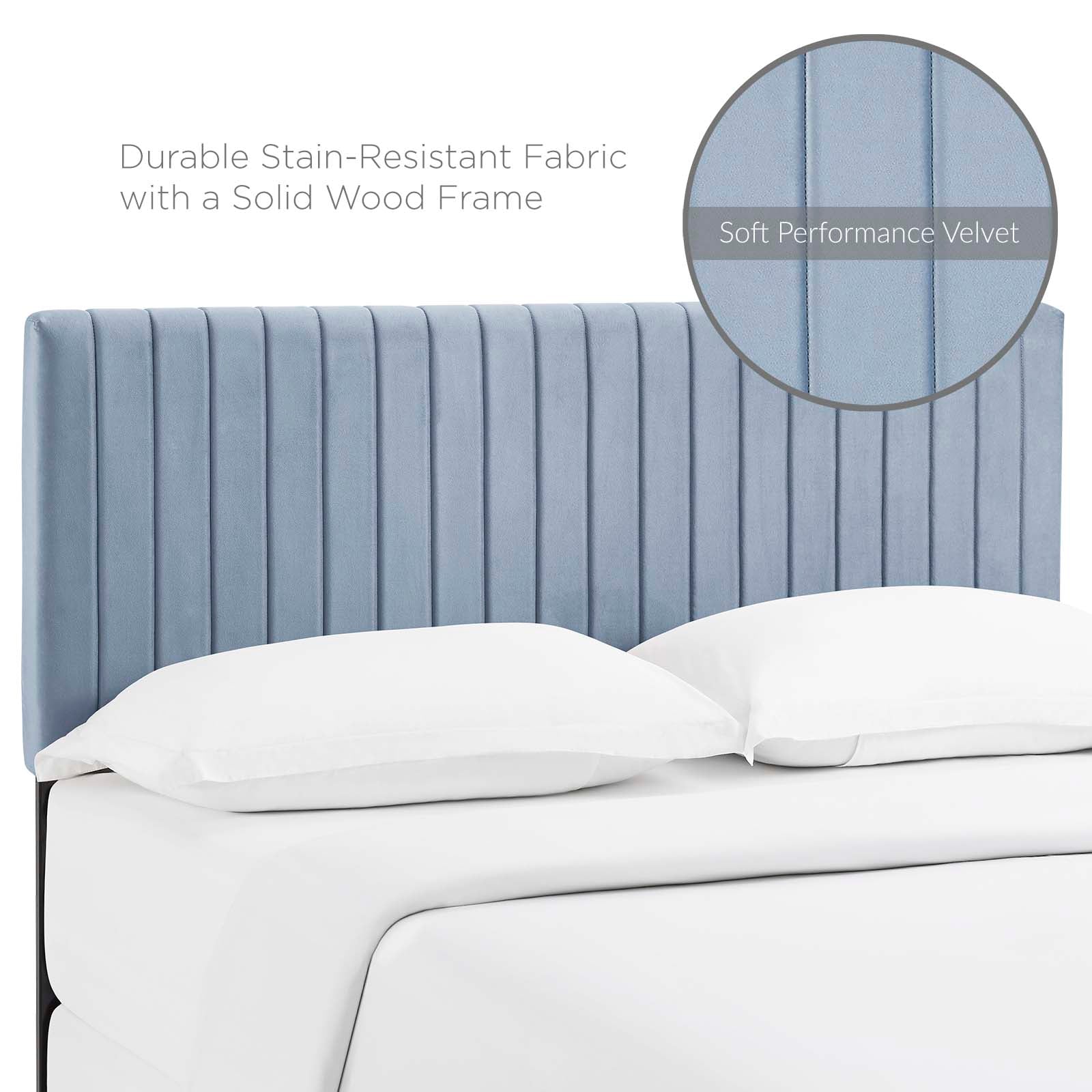 Modway Keira King/California King Performance Velvet Headboard | Headboards | Modishstore-26