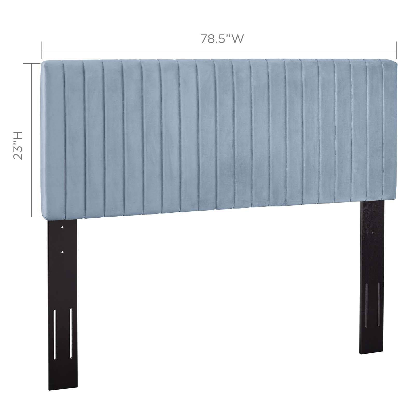 Modway Keira King/California King Performance Velvet Headboard | Headboards | Modishstore-28