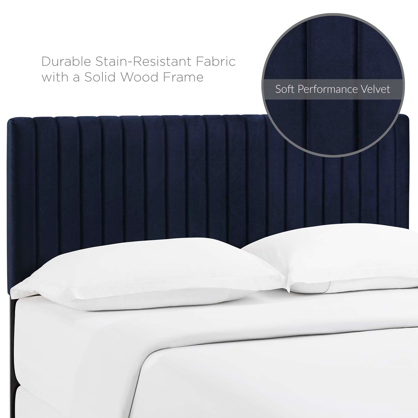 Modway Keira King/California King Performance Velvet Headboard | Headboards | Modishstore-33