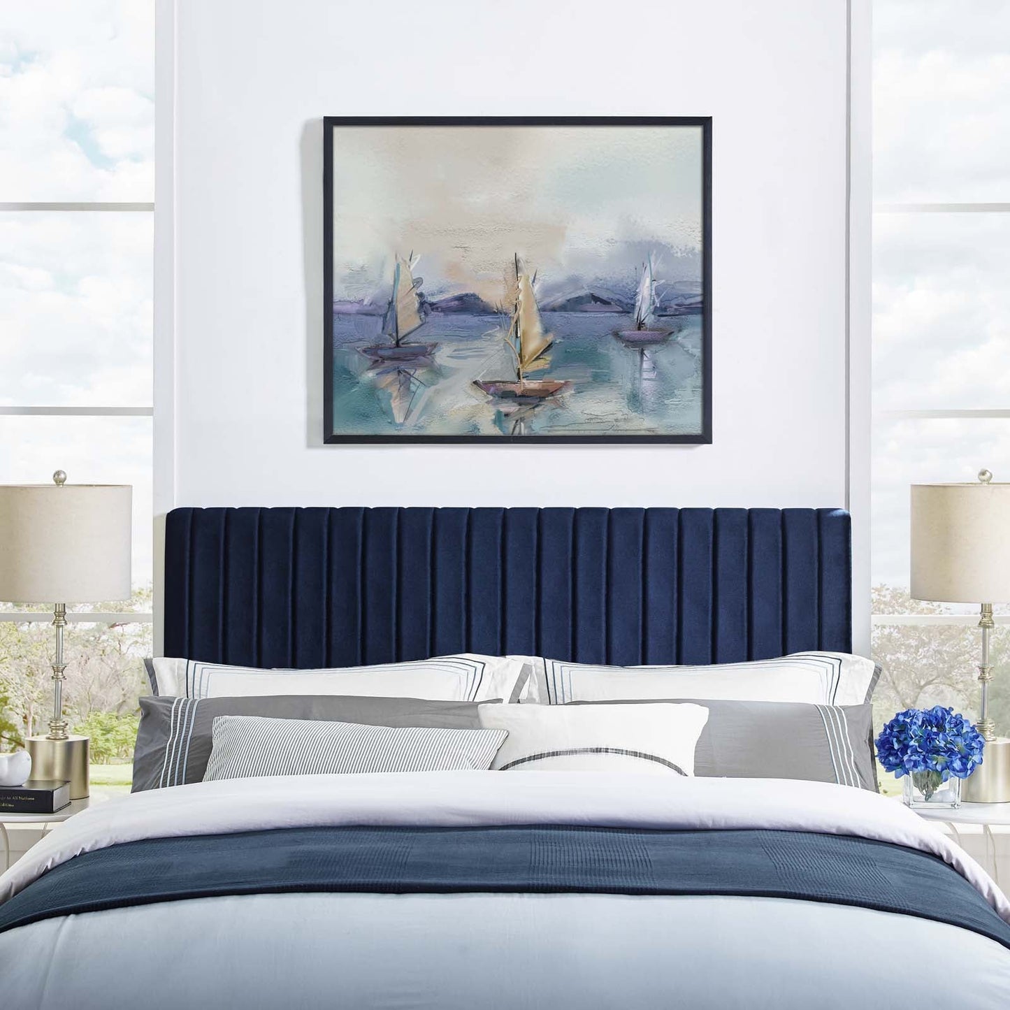 Modway Keira King/California King Performance Velvet Headboard | Headboards | Modishstore-27