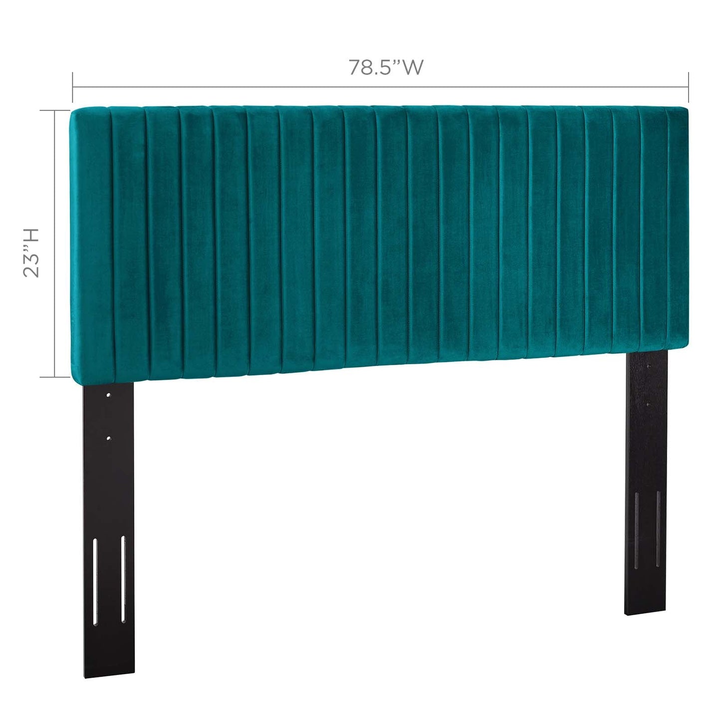 Modway Keira King/California King Performance Velvet Headboard | Headboards | Modishstore-41