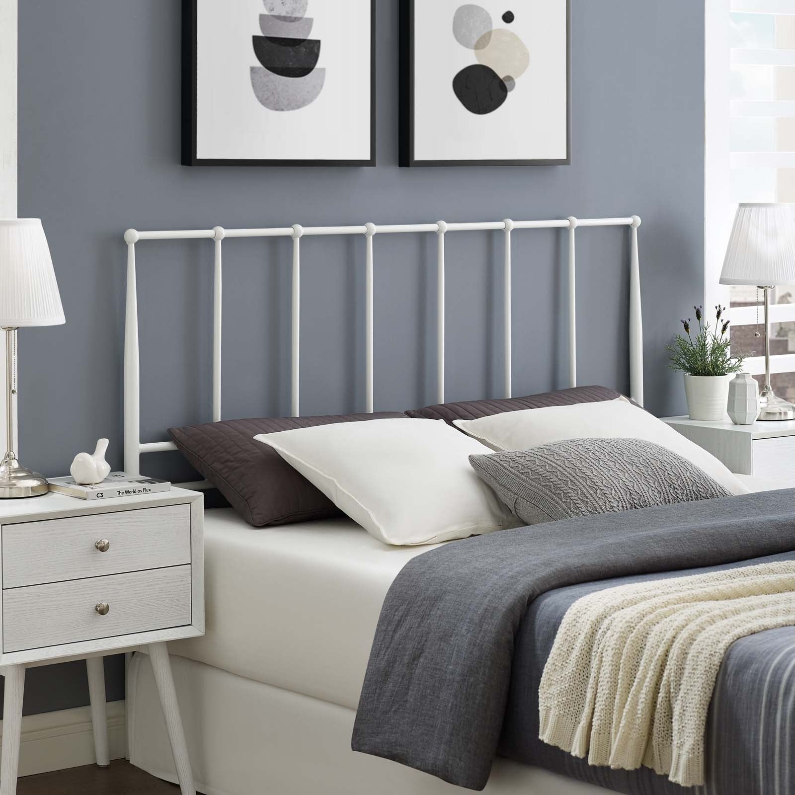 Modway Kiana Queen Metal Stainless Steel Headboard | Headboards | Modishstore-9