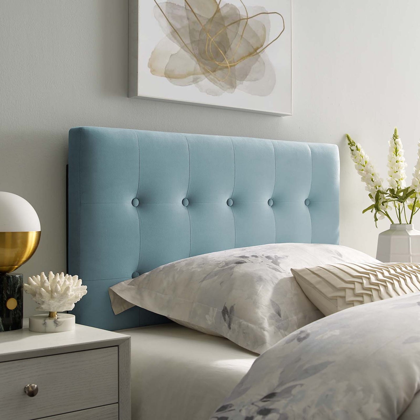 Modway Emily Twin Biscuit Tufted Performance Velvet Headboard | Headboards | 