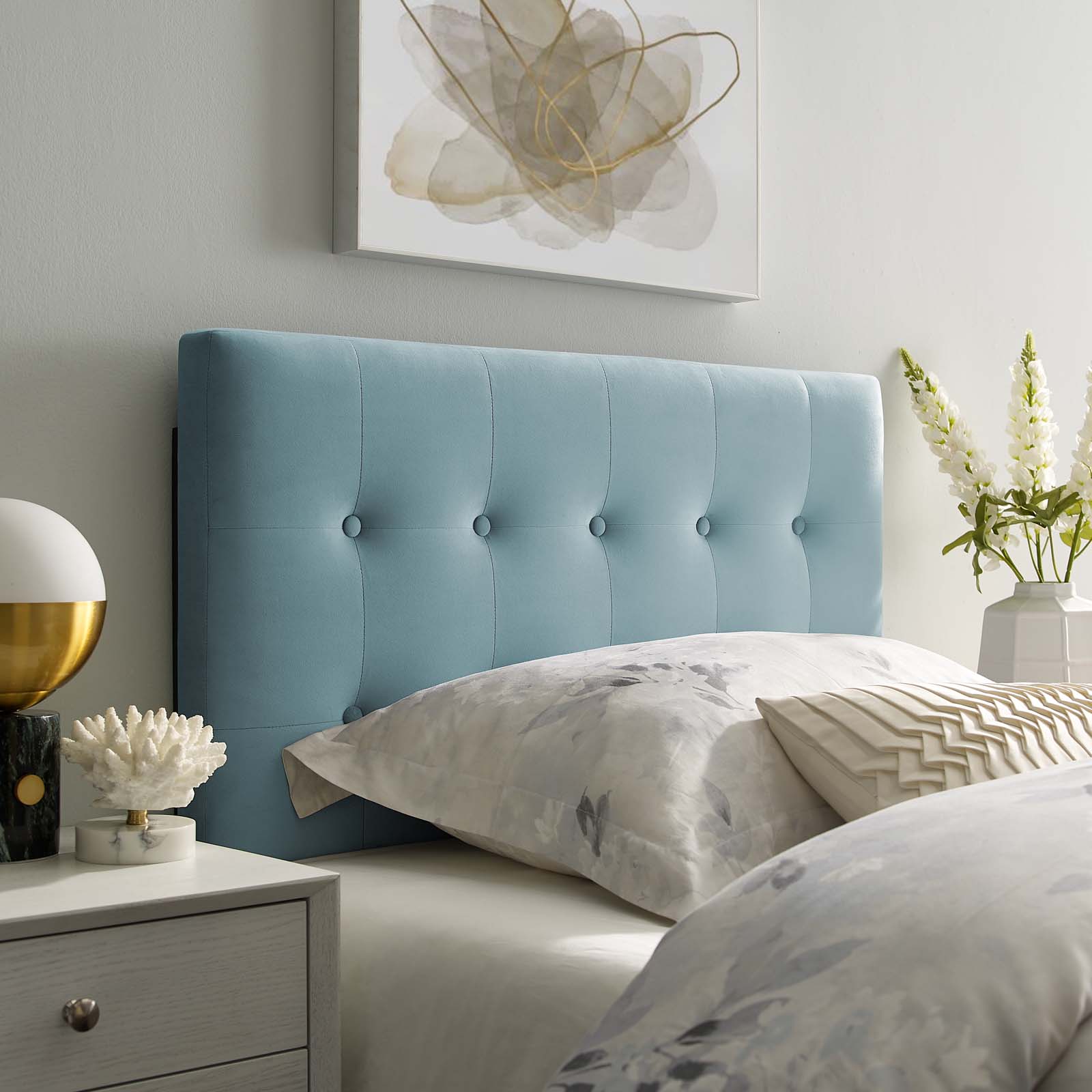 Modway Emily Twin Biscuit Tufted Performance Velvet Headboard | Headboards | 