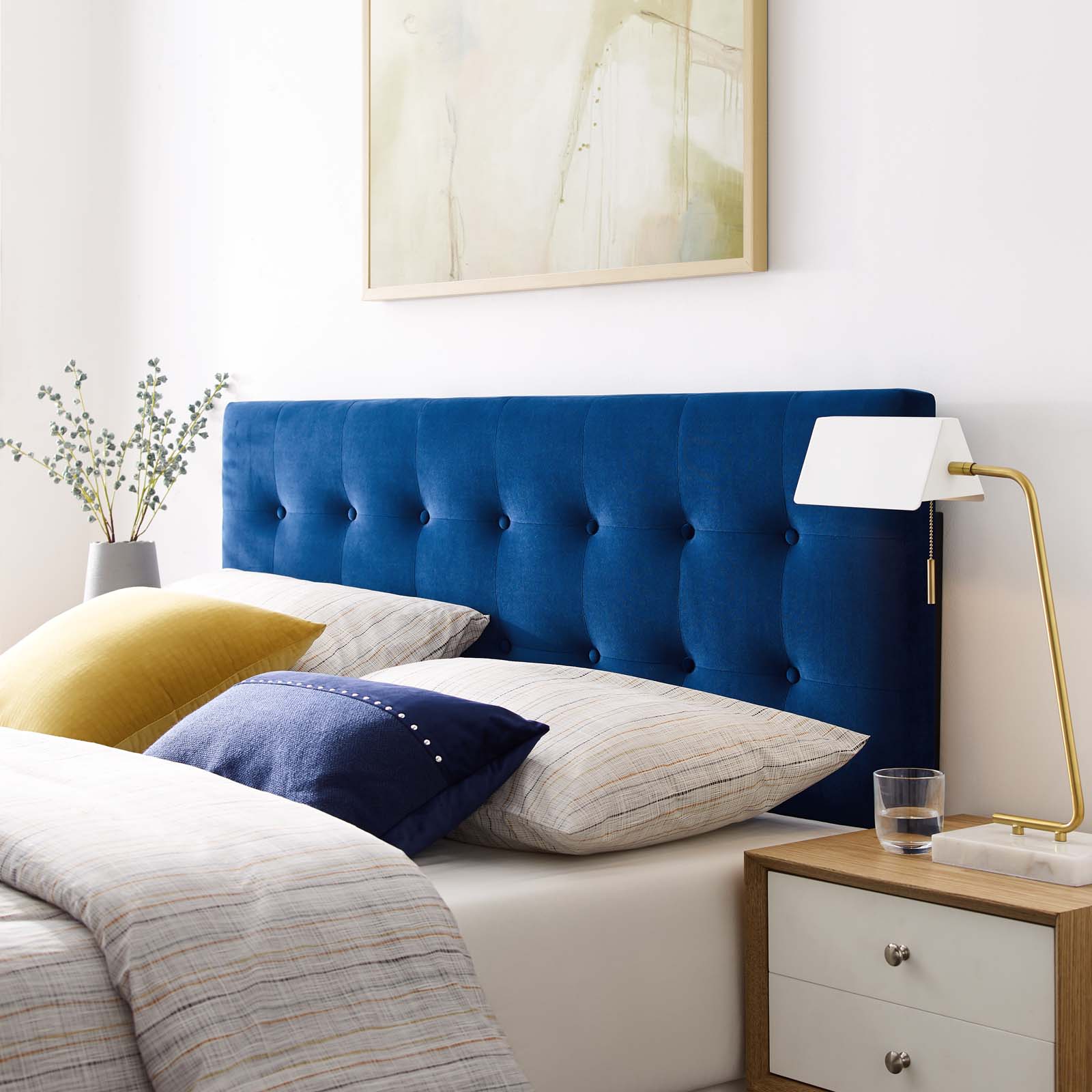 Modway Emily Full Biscuit Tufted Performance Velvet Headboard | Headboards | 