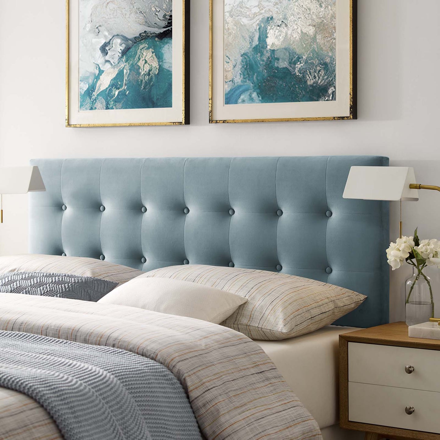 Modway Emily Queen Biscuit Tufted Performance Velvet Headboard | Headboards | 