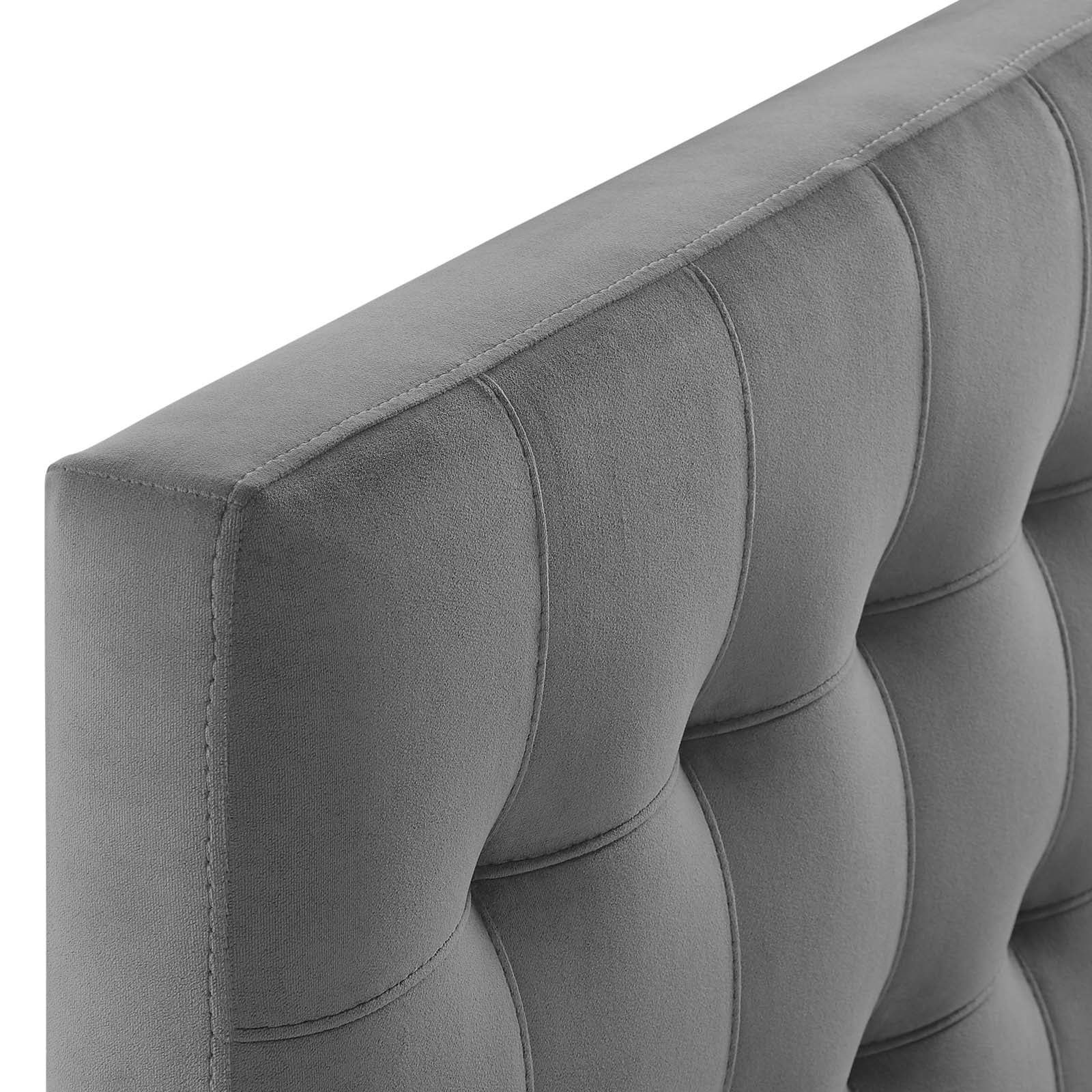 Modway Lily Biscuit Tufted Twin Performance Velvet Headboard | Headboards | Modishstore-5