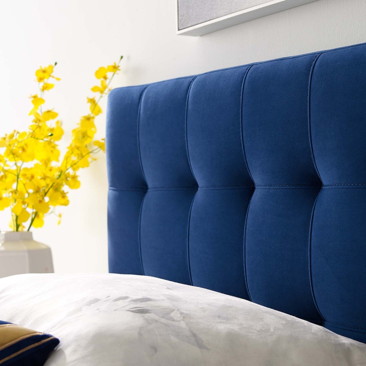 Modway Lily Biscuit Tufted Twin Performance Velvet Headboard | Headboards | Modishstore-17