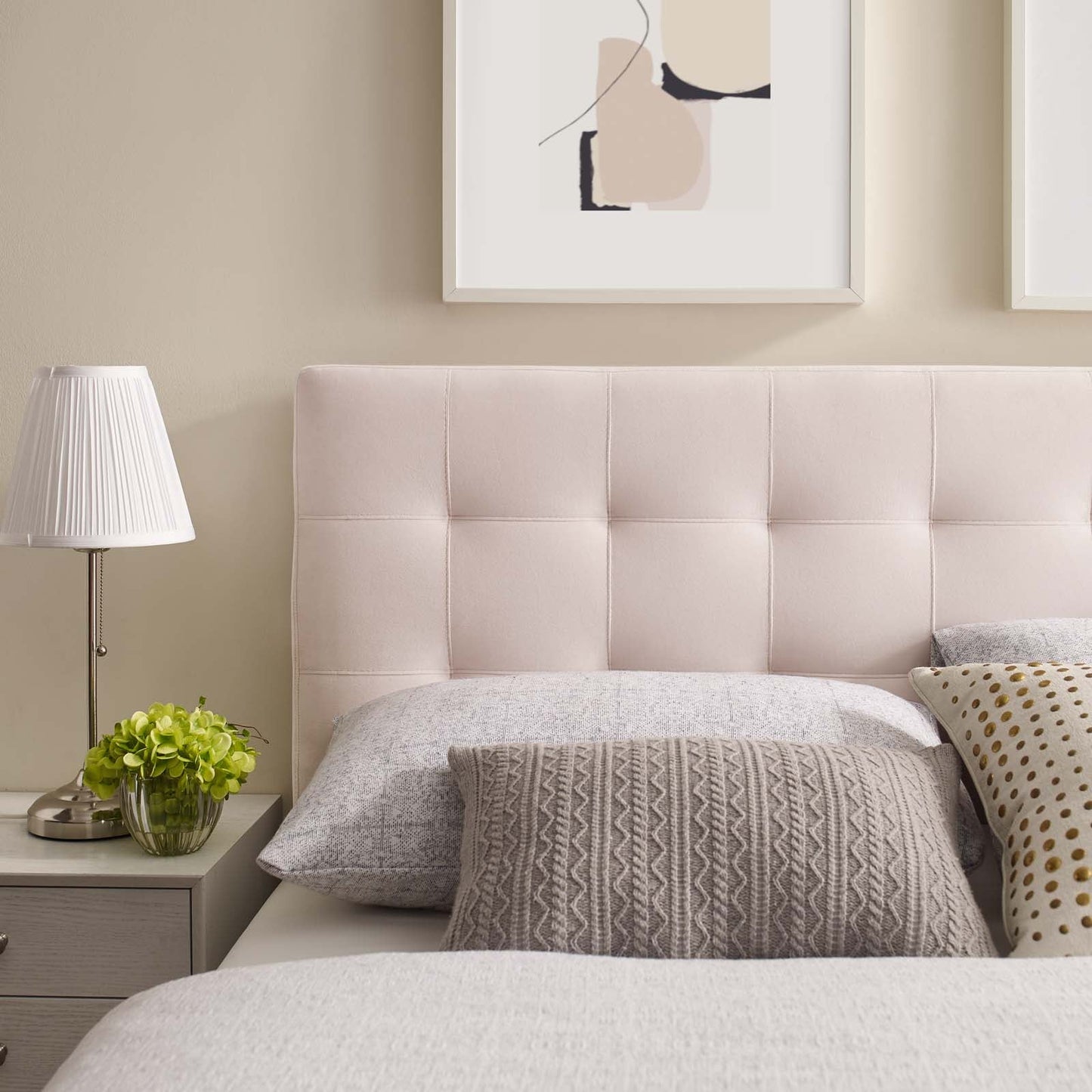 Modway Lily Biscuit Tufted Full Performance Velvet Headboard | Headboards | Modishstore-20