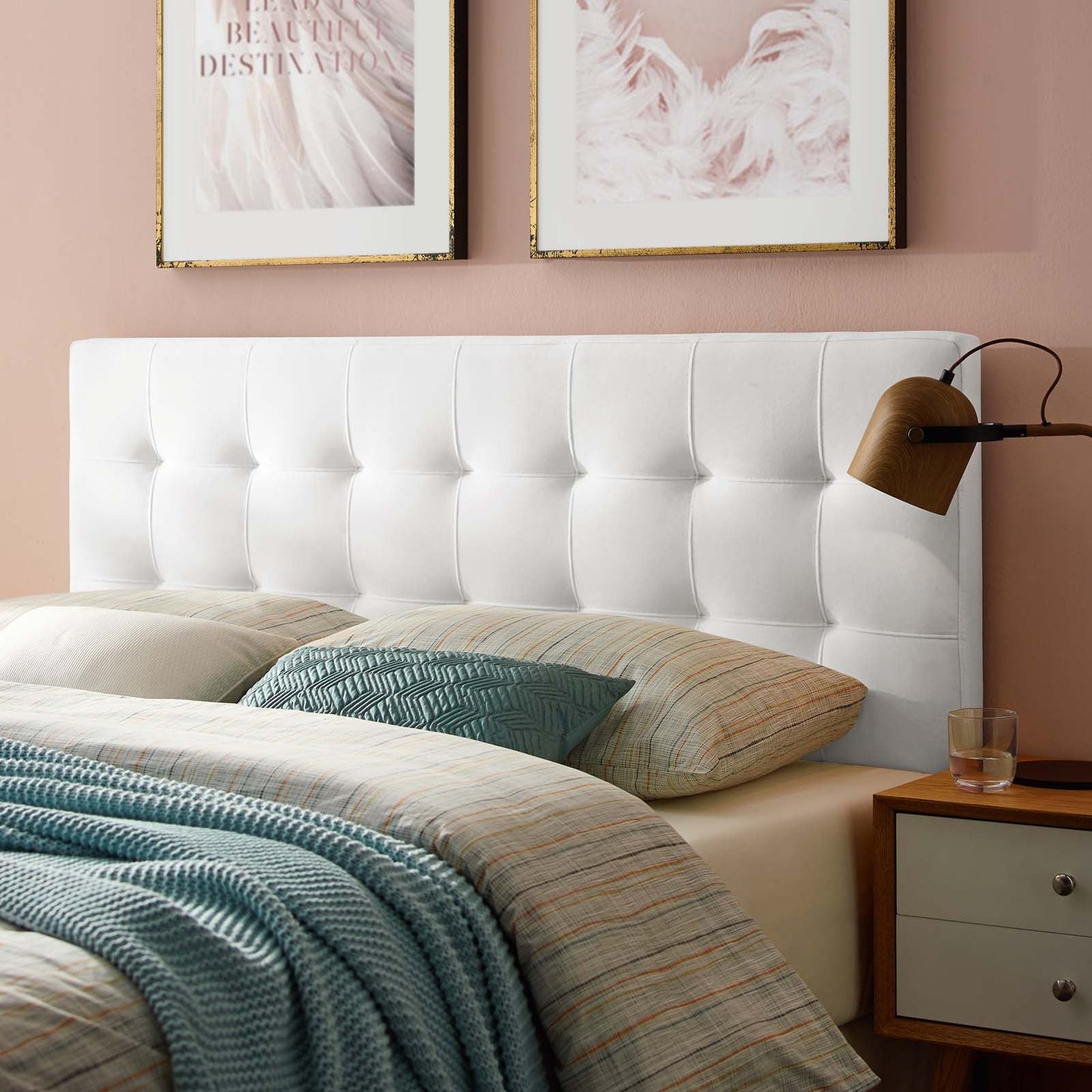 Modway Lily Queen Biscuit Tufted Performance Velvet Headboard | Headboards | Modishstore-21