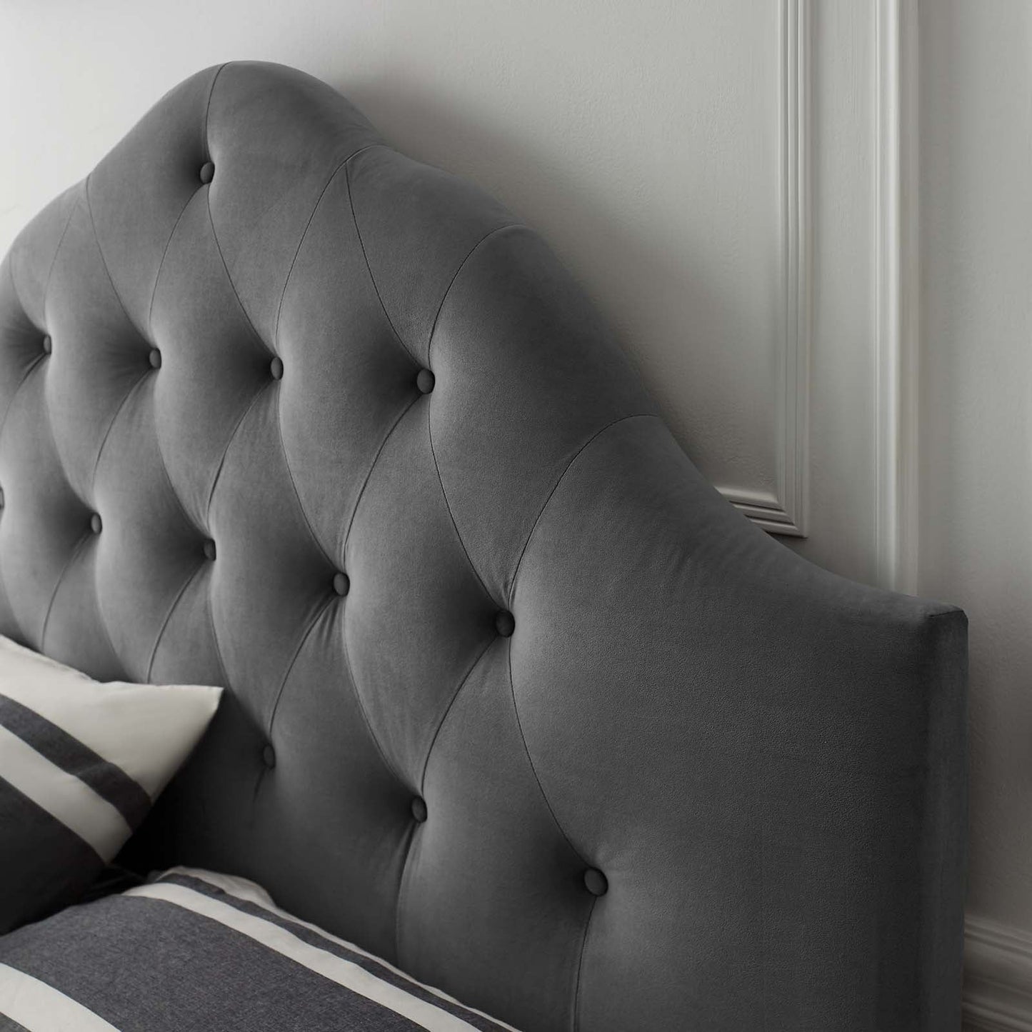 Modway Sovereign Queen Diamond Tufted Performance Velvet Headboard | Headboards | Modishstore-5